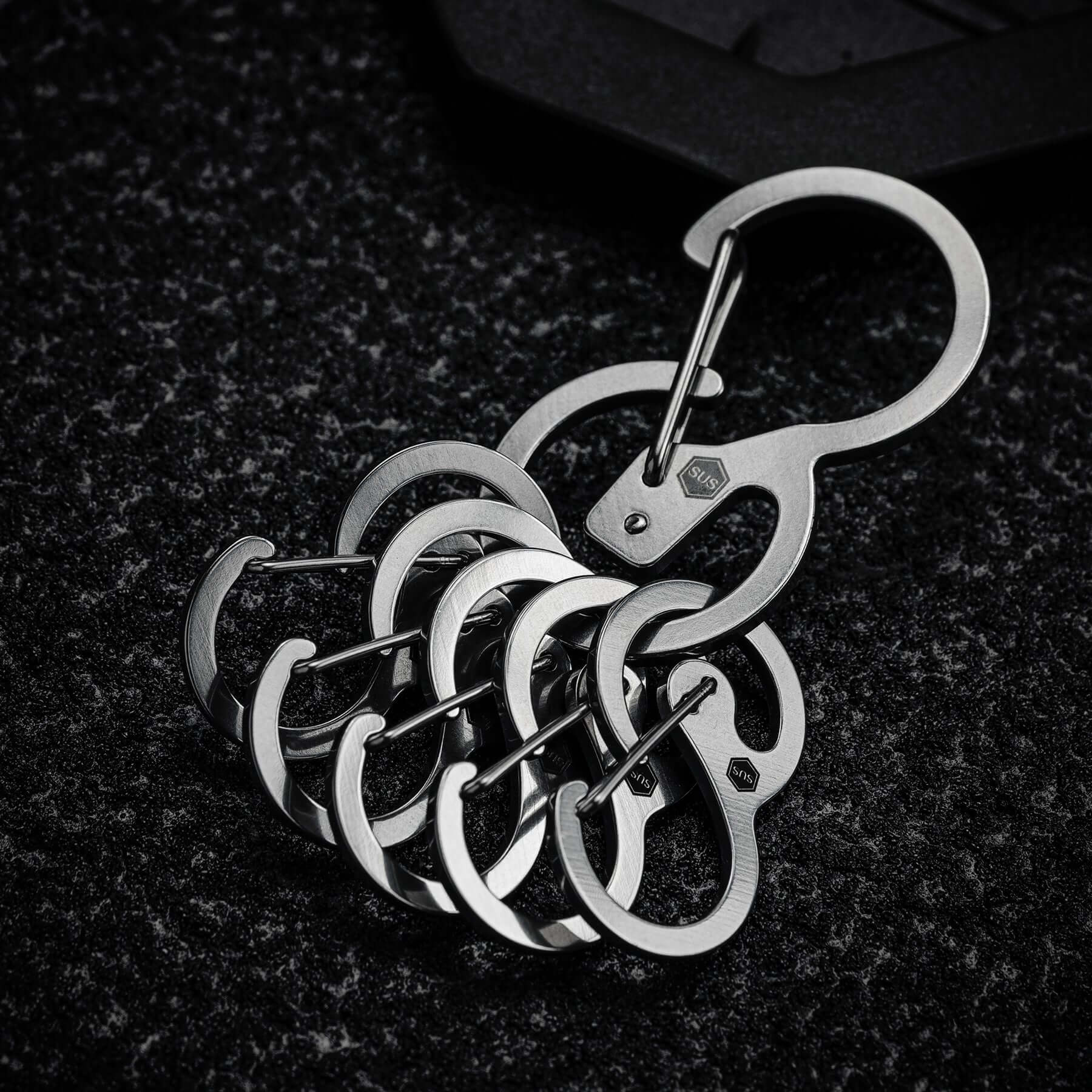 KS04 Stainless Steel Carabiner Clip