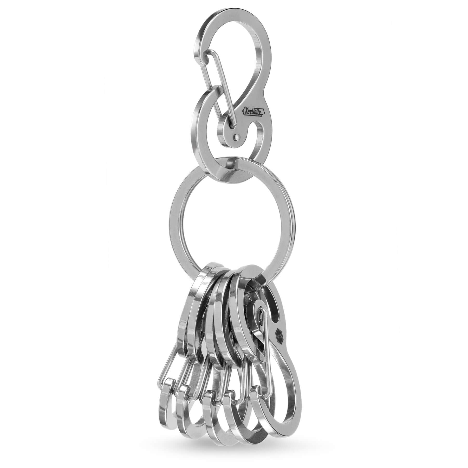 KS05 Stainless Steel Carabiner Clip (BLACK)