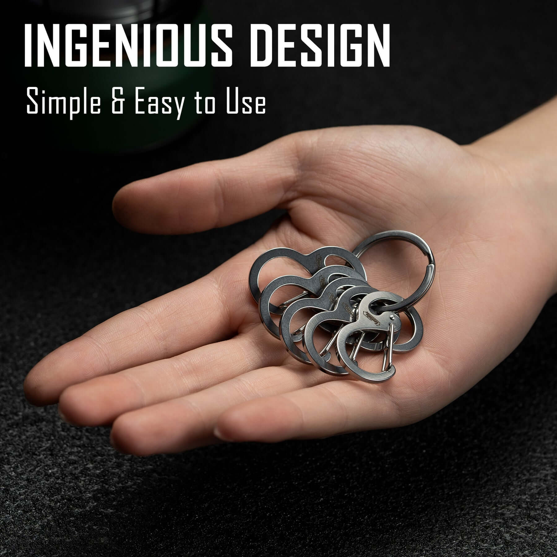 KS05 Stainless Steel Carabiner Clip