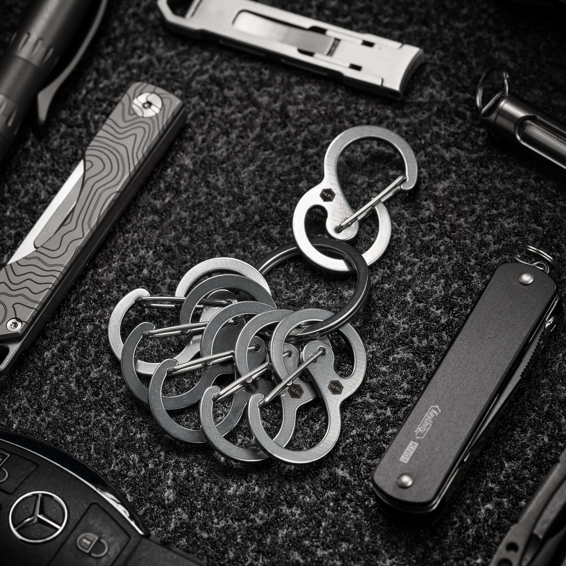 KS05 Stainless Steel Carabiner Clip
