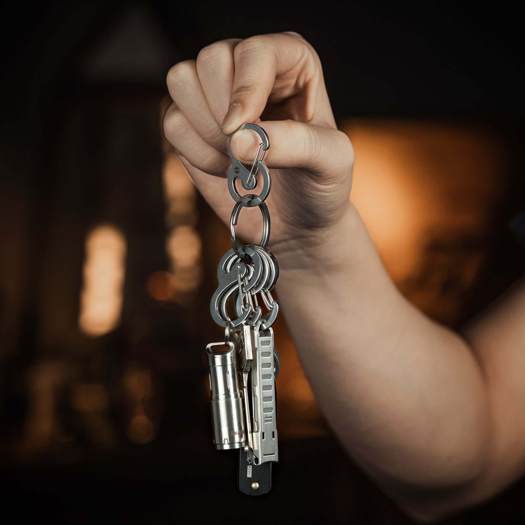 KS05 Stainless Steel Carabiner Clip