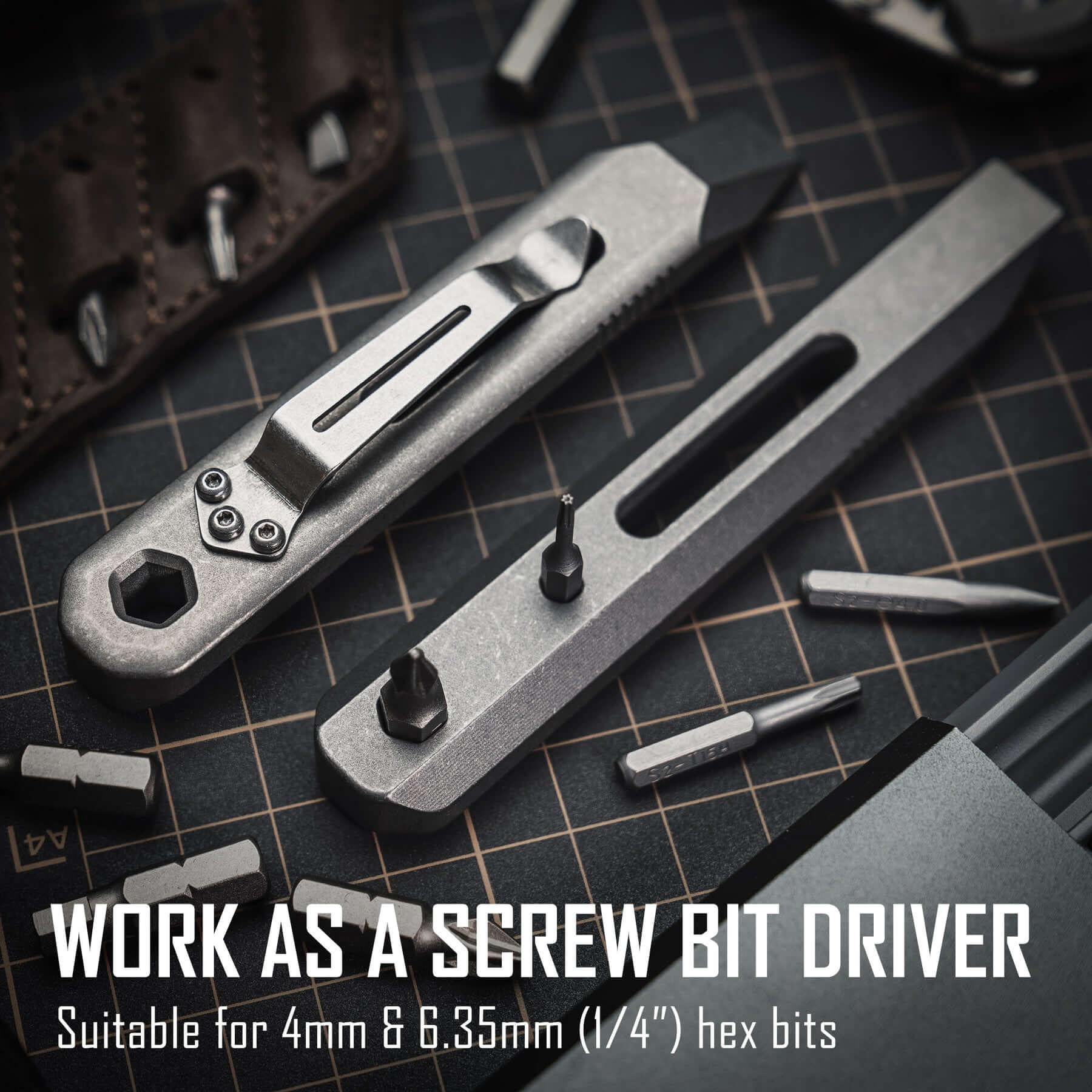 KR00 TC21 Titanium EDC Pry Bar