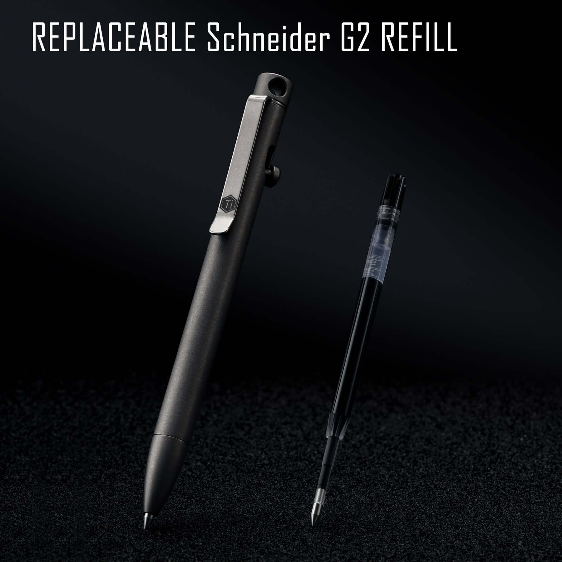 KP01 Titanium Alloy Bolt Action Pen