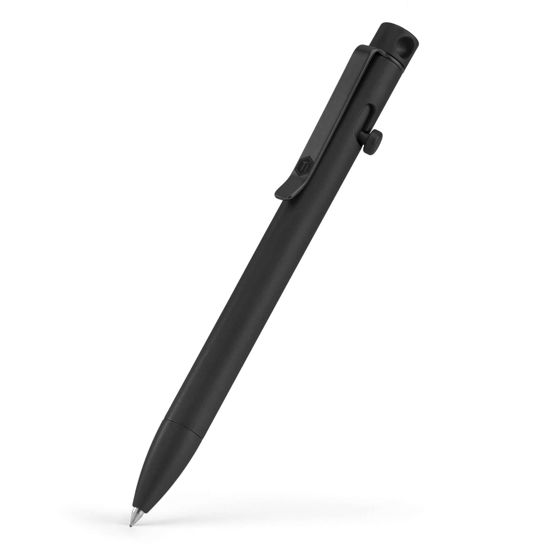 KP01 Titanium Alloy Bolt Action Pen (BLACK)