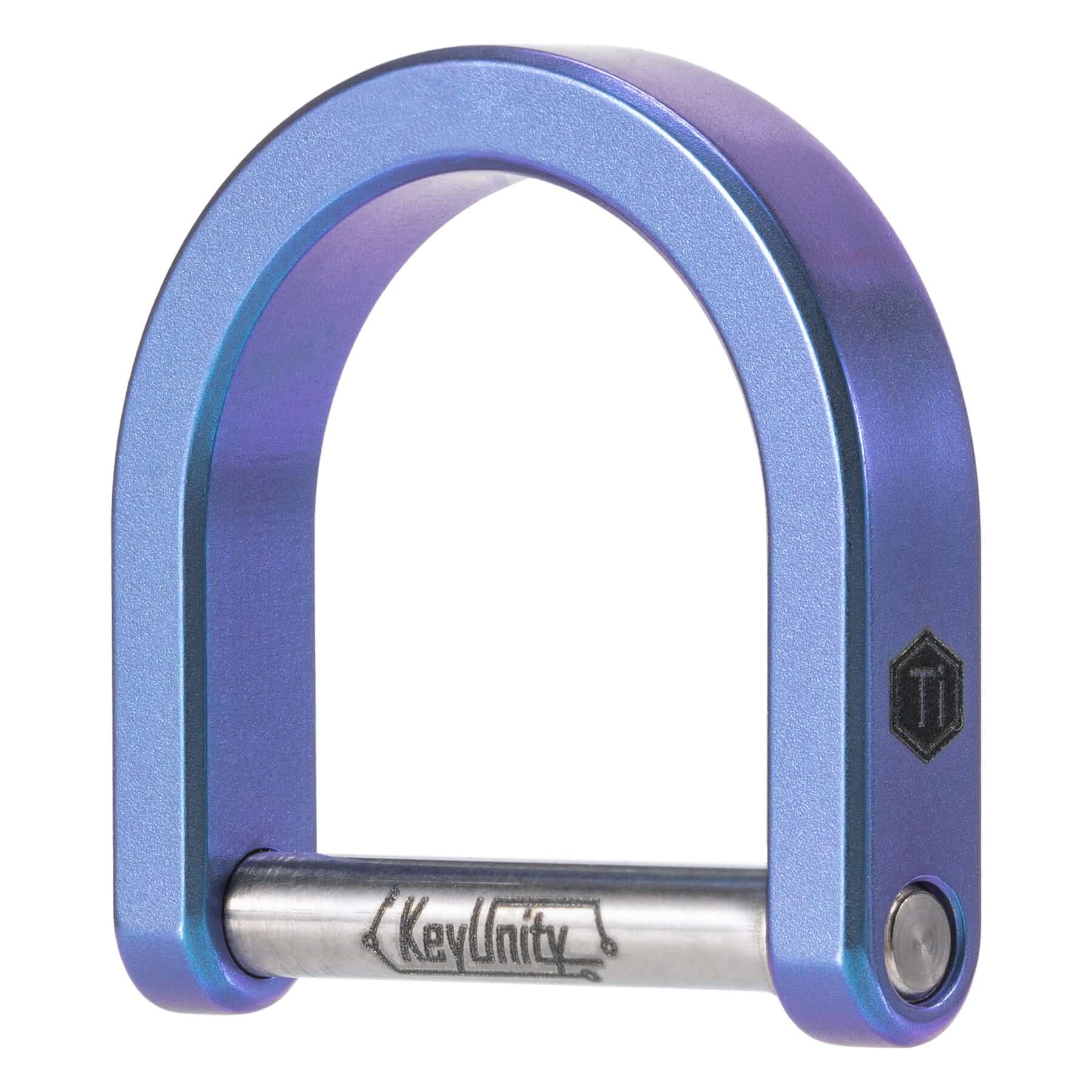 KA17 Titanium D Shaped Key Ring