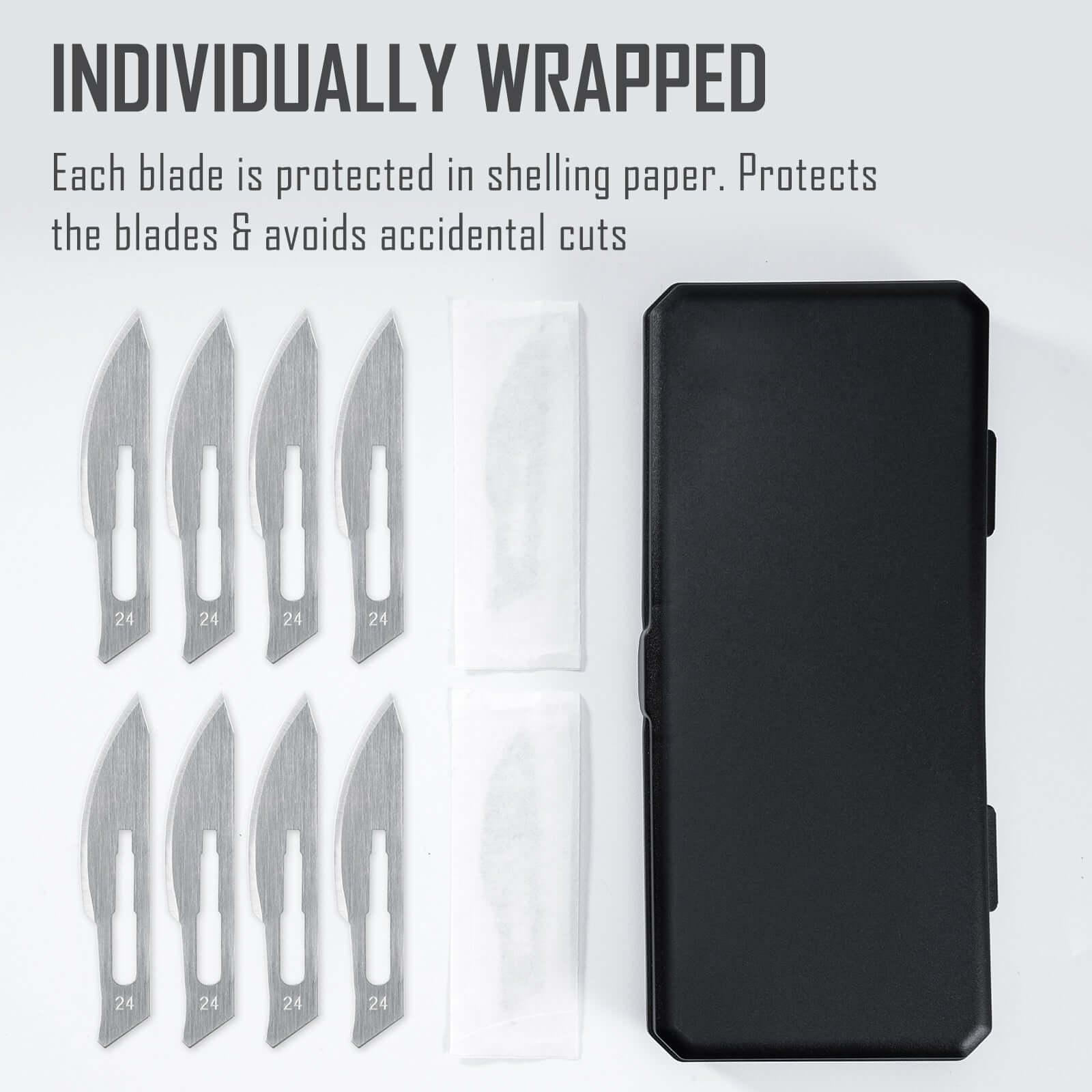 KA14 10pcs #24 Scalpel Blades