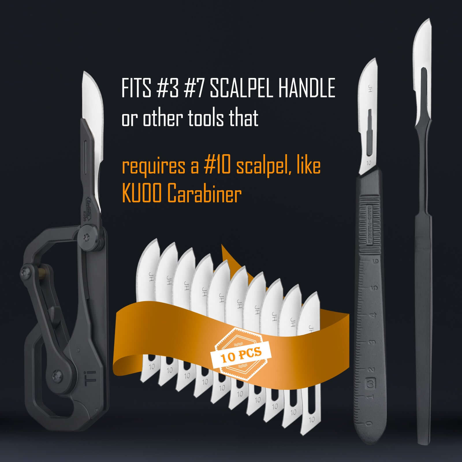 KA00 JH #10 Scalpel Blades