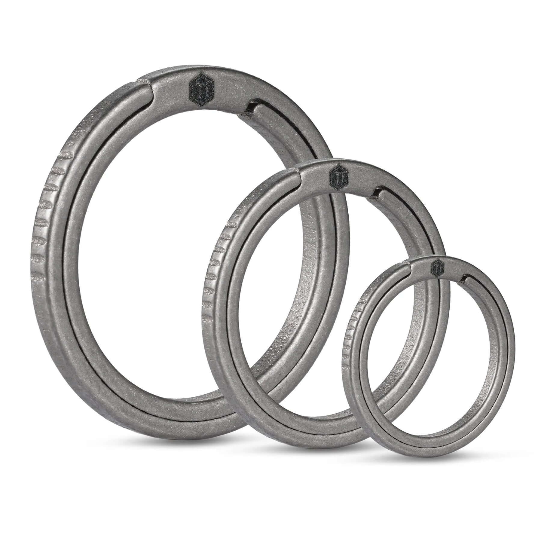 KA02HF TITANIUM KEY RING SET