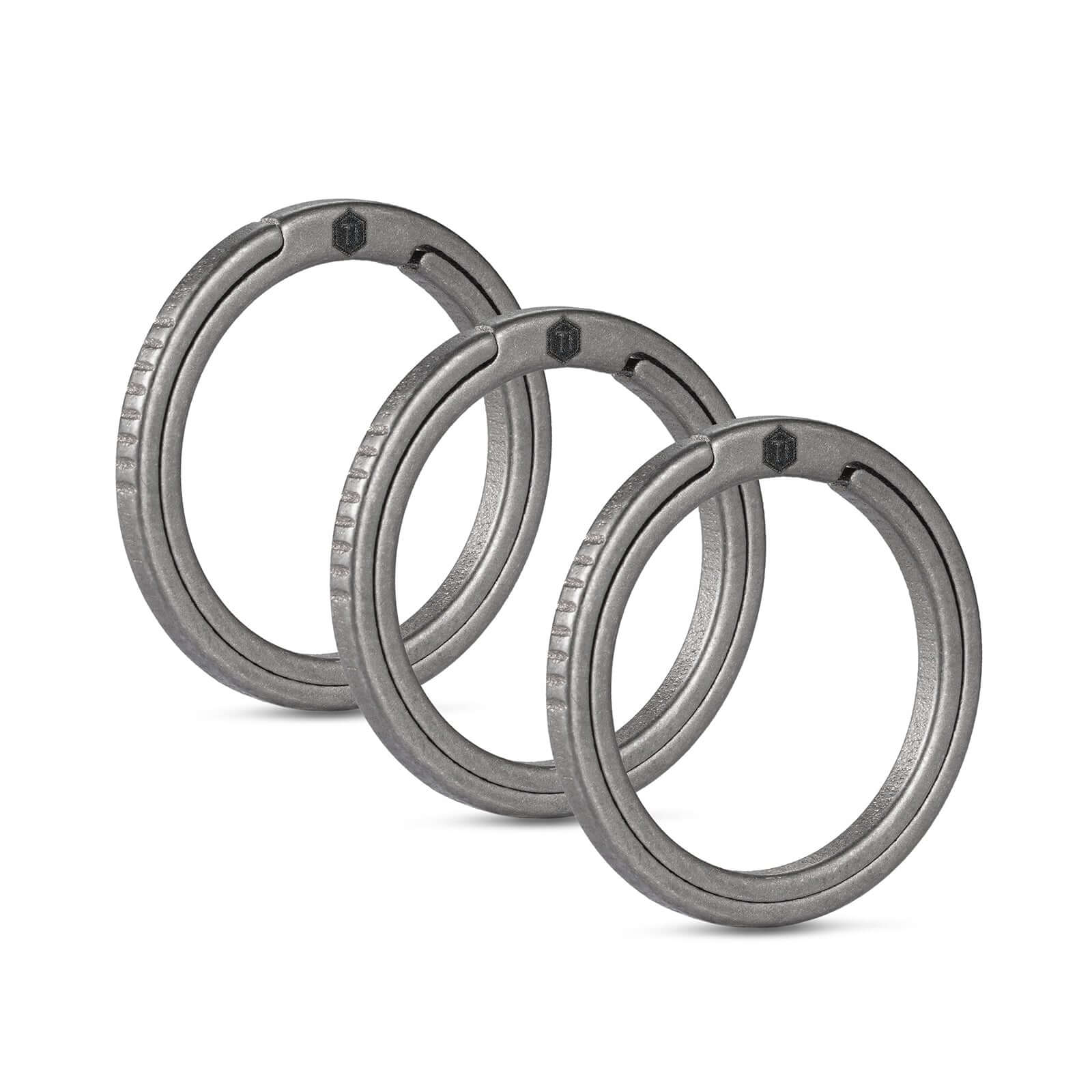 Titanium Hexagon Key Ring - Ronin Imports