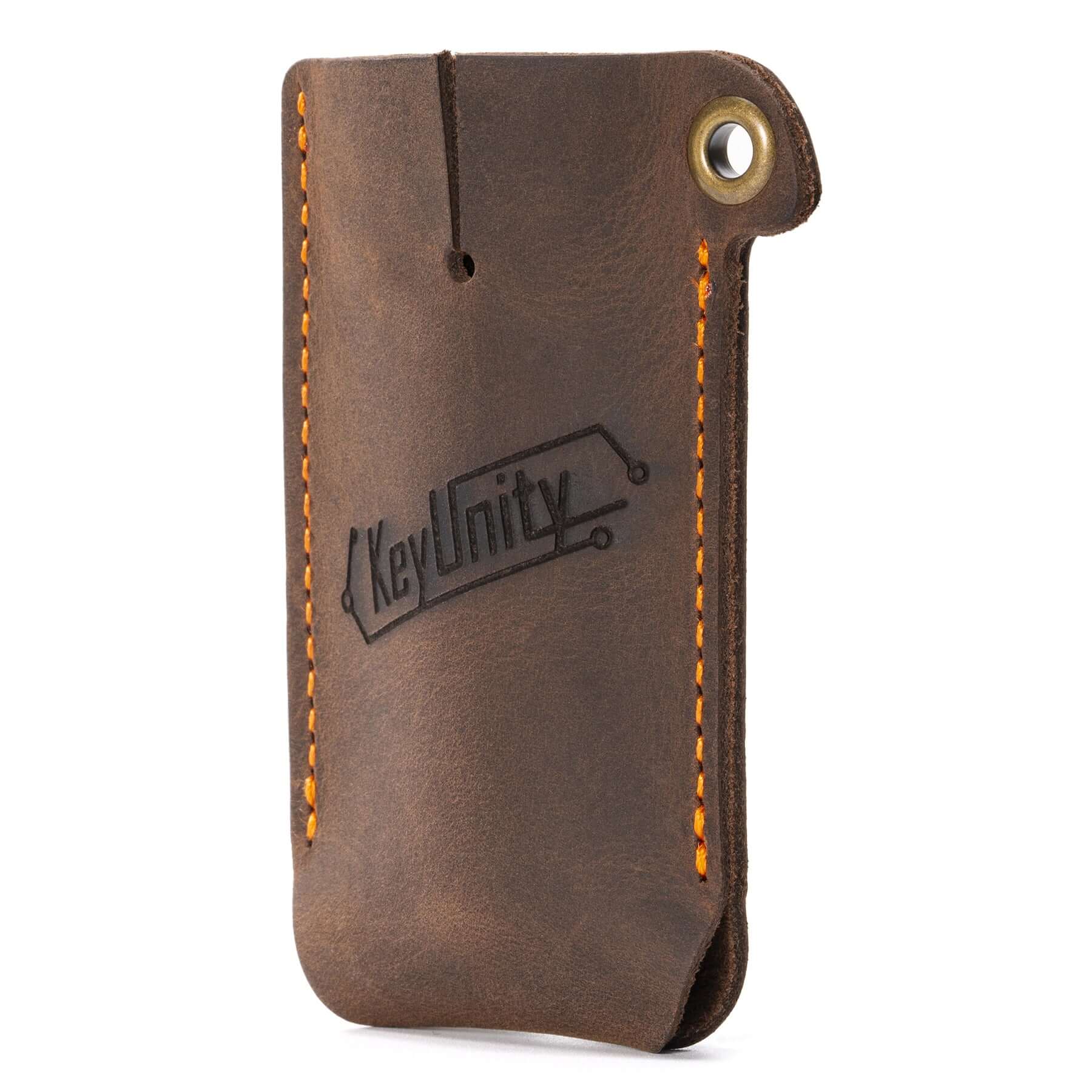 KA16 Leather Sheath EDC Pocket Organizer Hand Stitched Slip Pouch