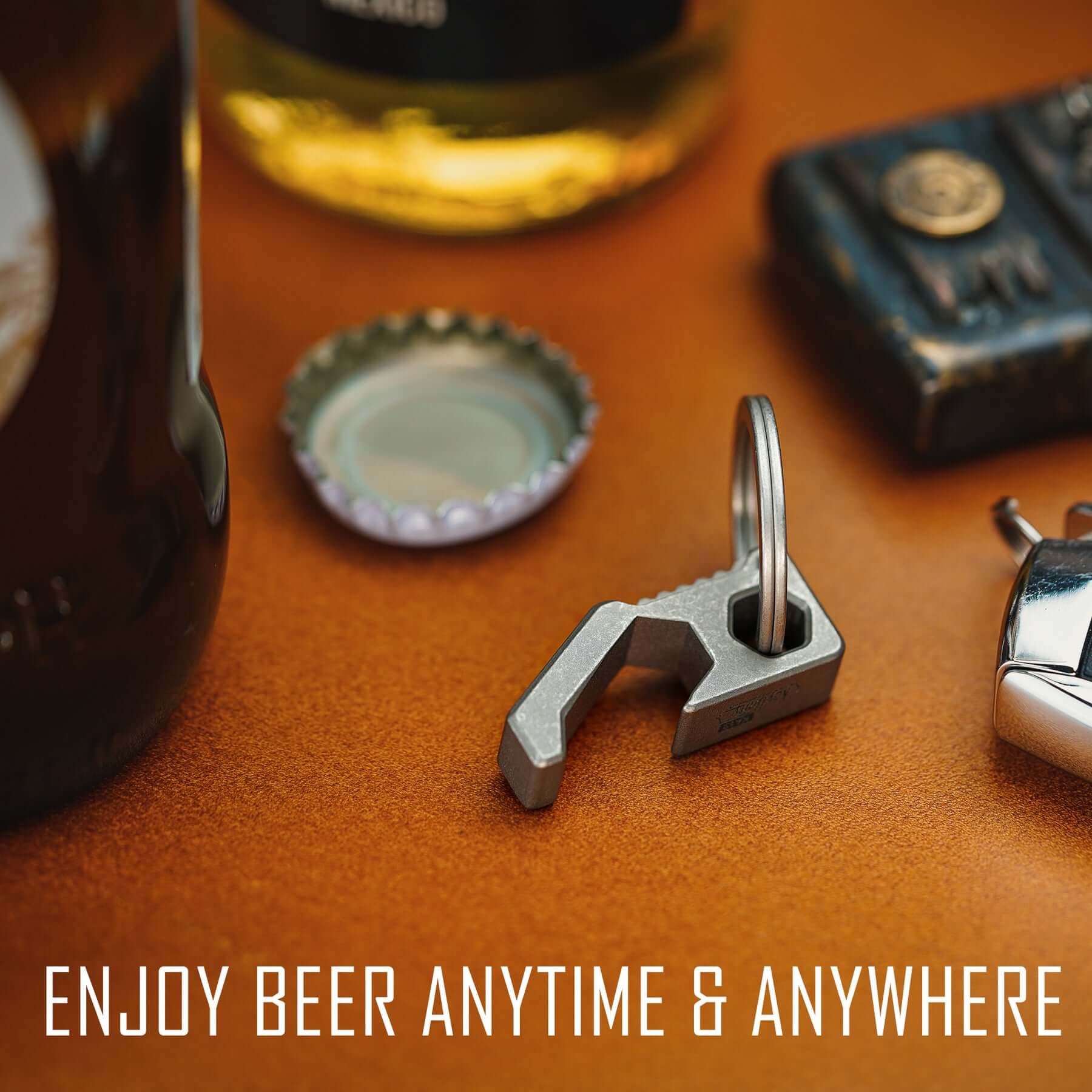 KA13 Titanium Bottle Opener