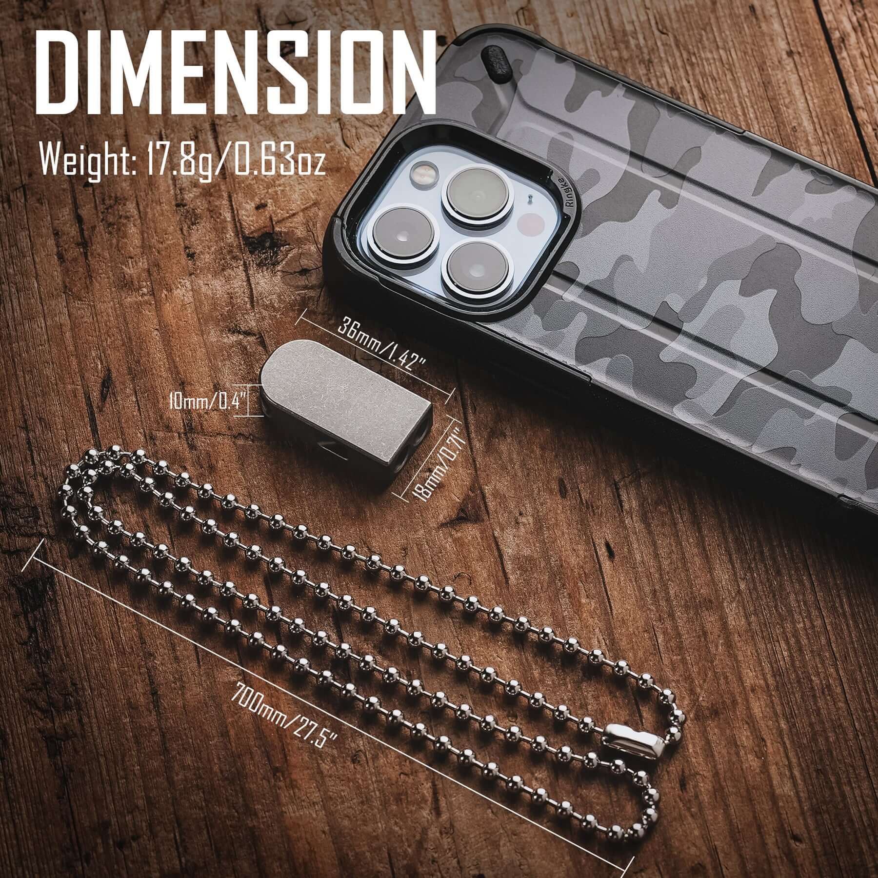 KA25 Titanium Whistle(M)
