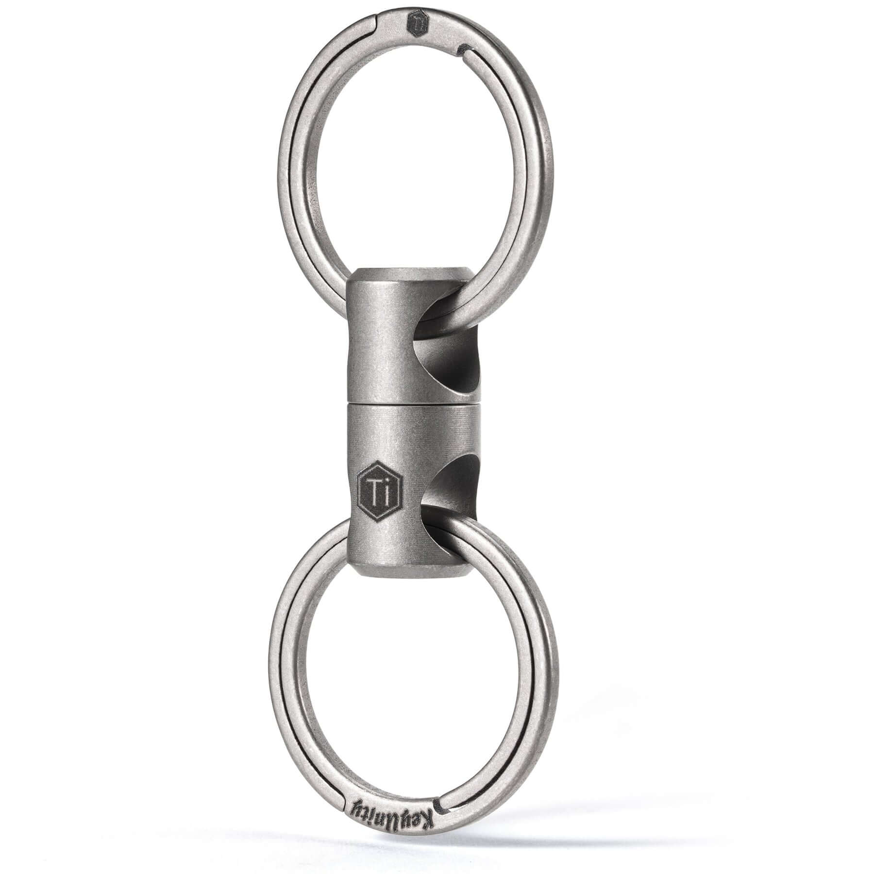 KA15 Titanium Alloy Keychain Key Ring Connector (Black)
