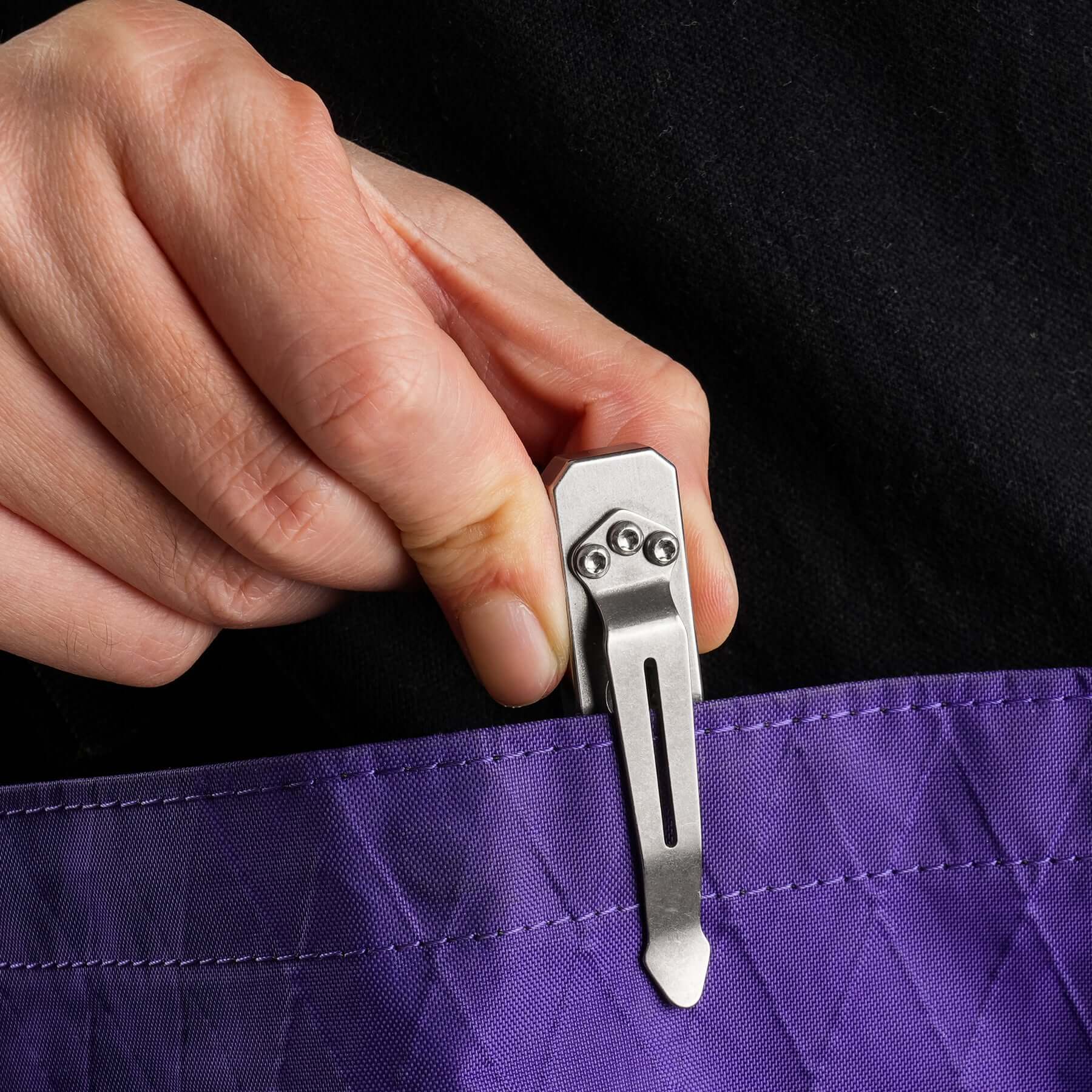 KA23 Stainless Steel Pocket Clip
