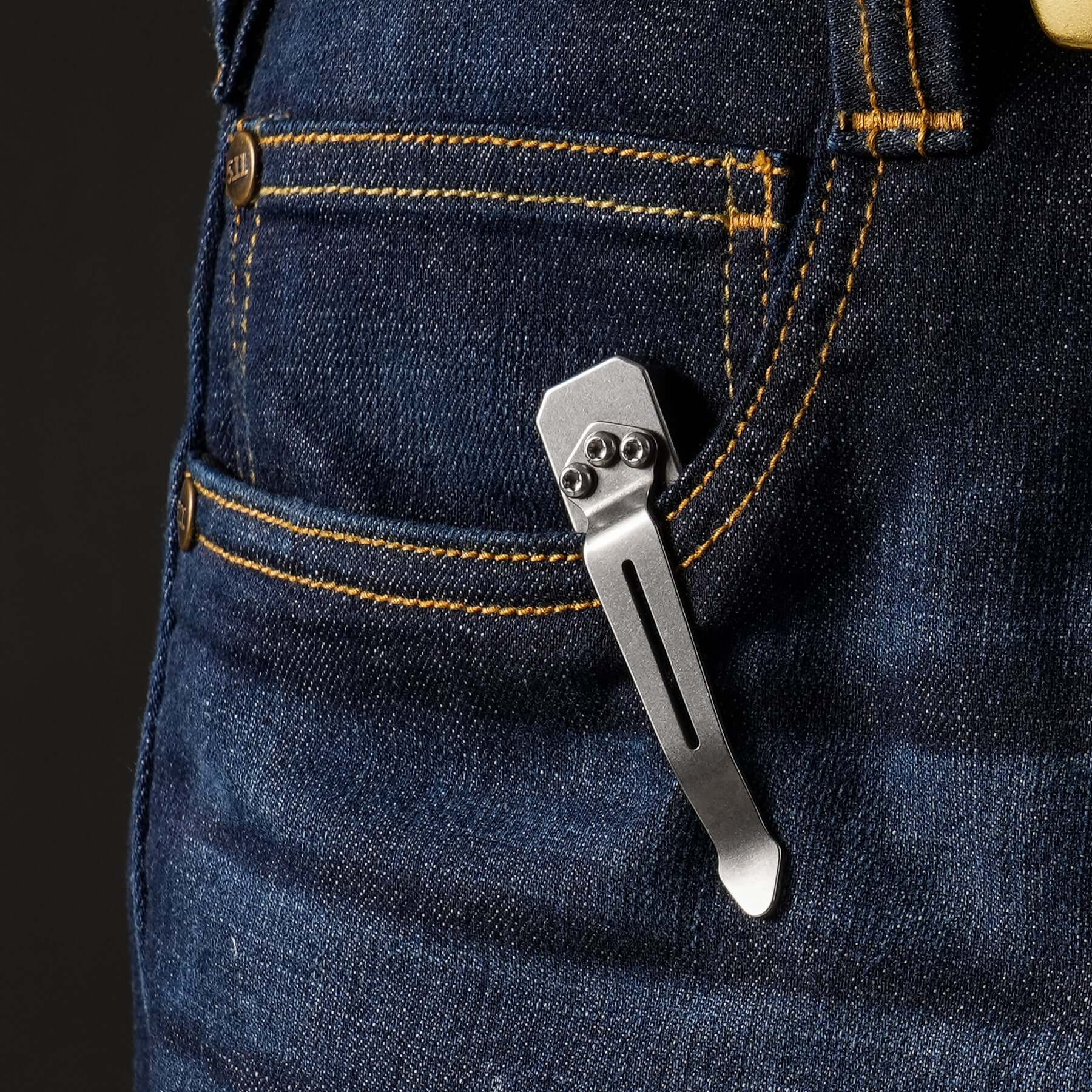 KA23 Stainless Steel Pocket Clip