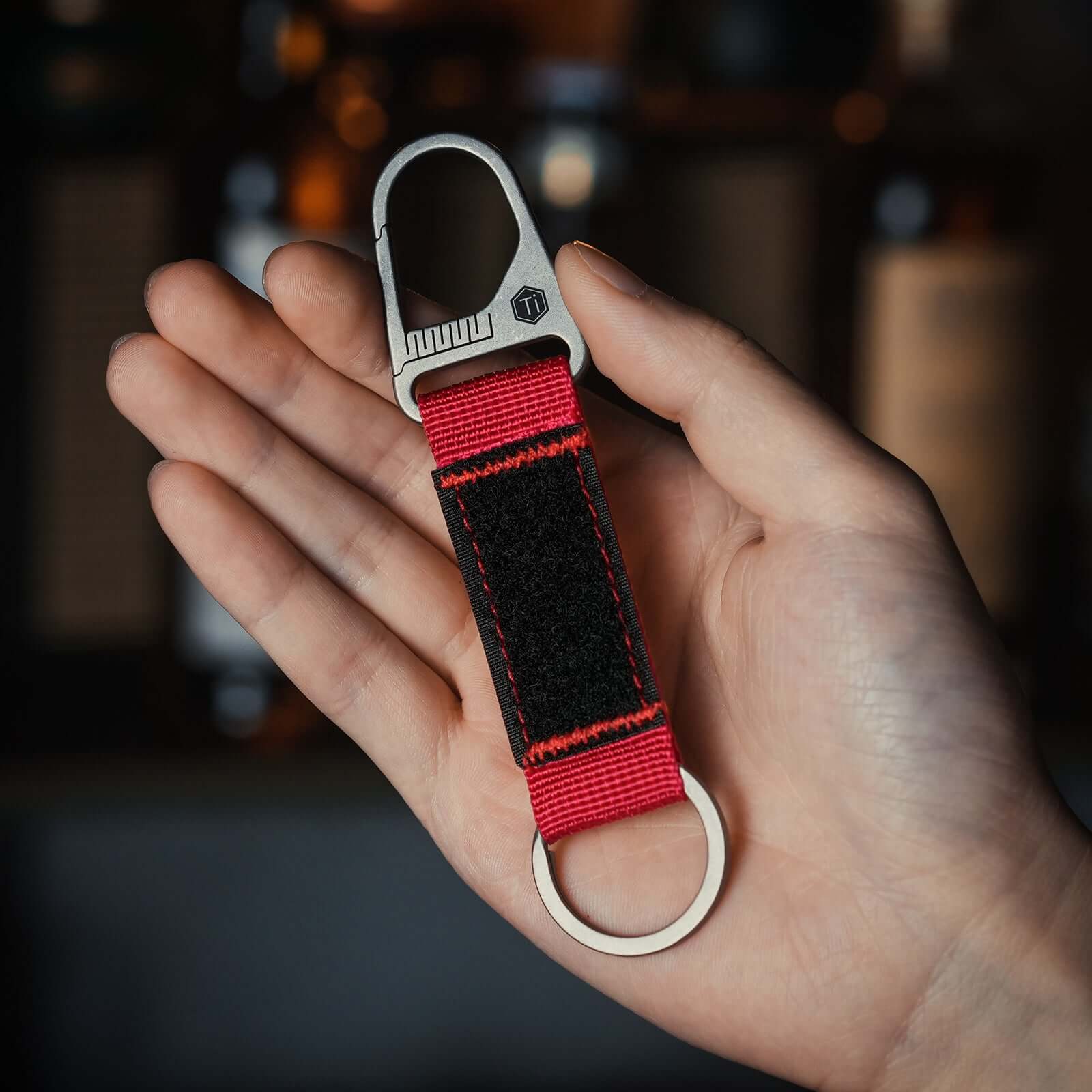 KB01 Titanium Carabiner Keychain