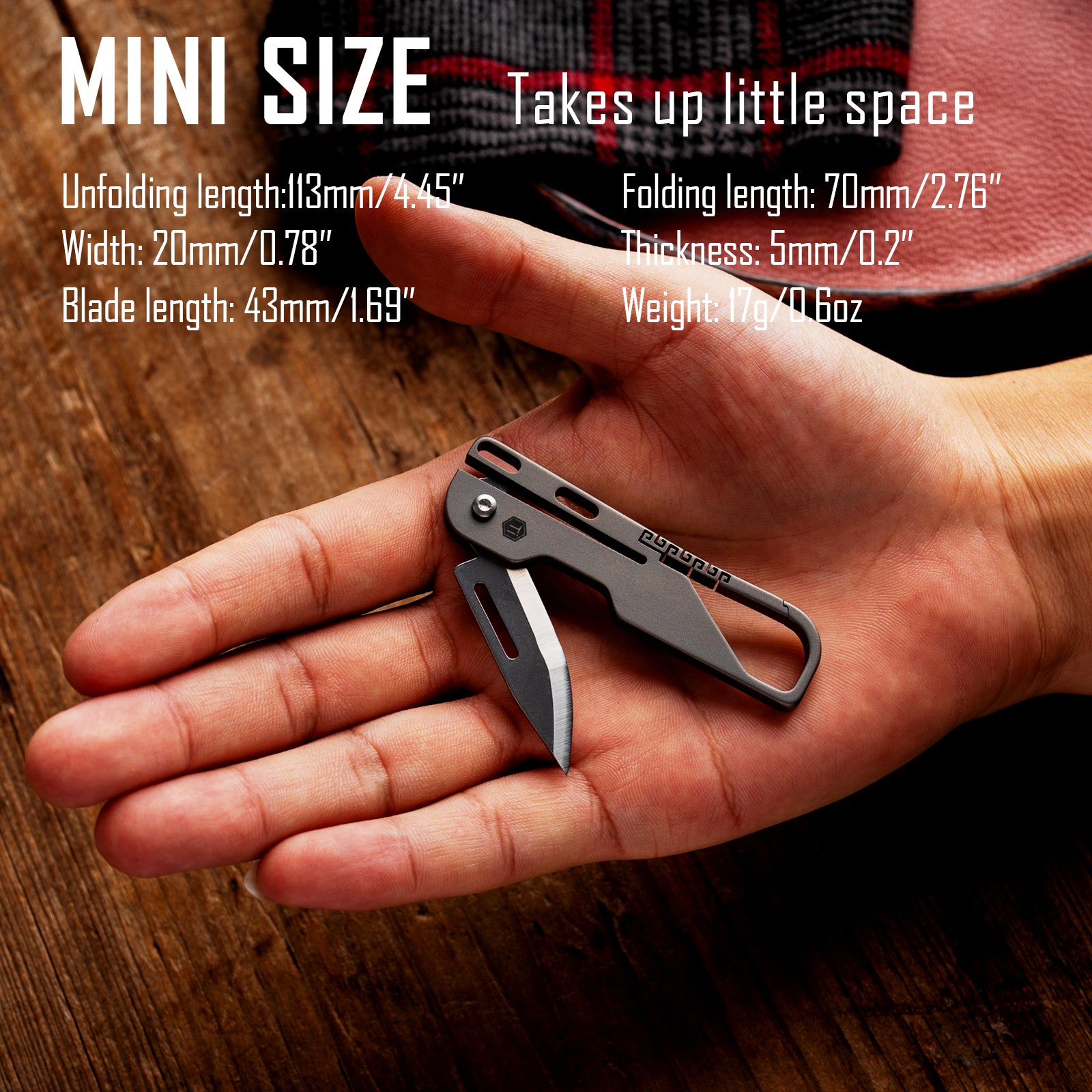 KK09 Titanium Mini Knife