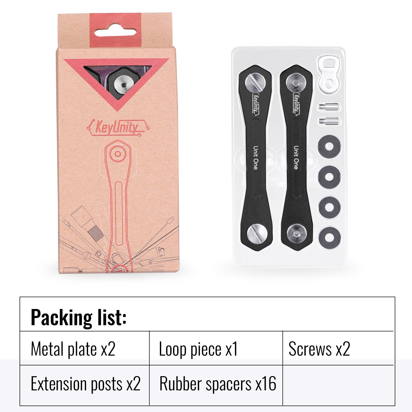 Unit One Aluminum Compact Key Organizer