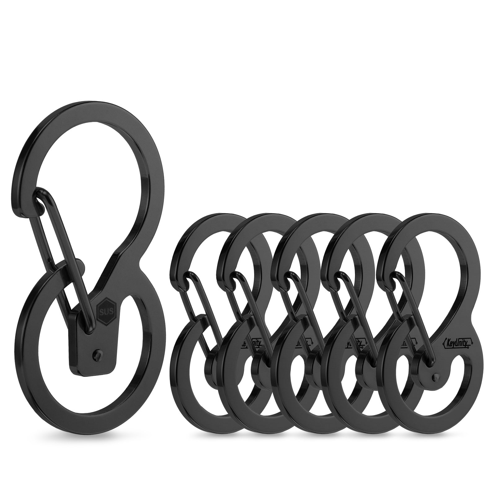 KS04 Stainless Steel Carabiner Clip