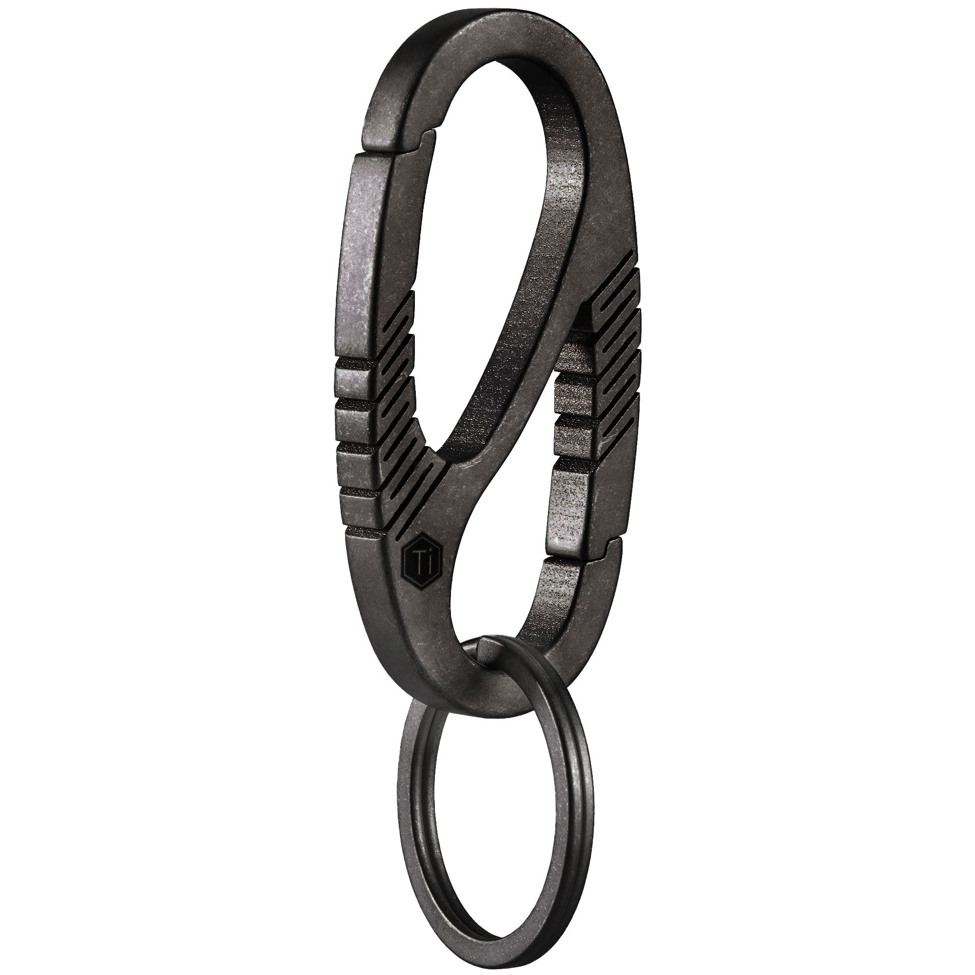 KM08 Titanium Carabiner Keychain Clip