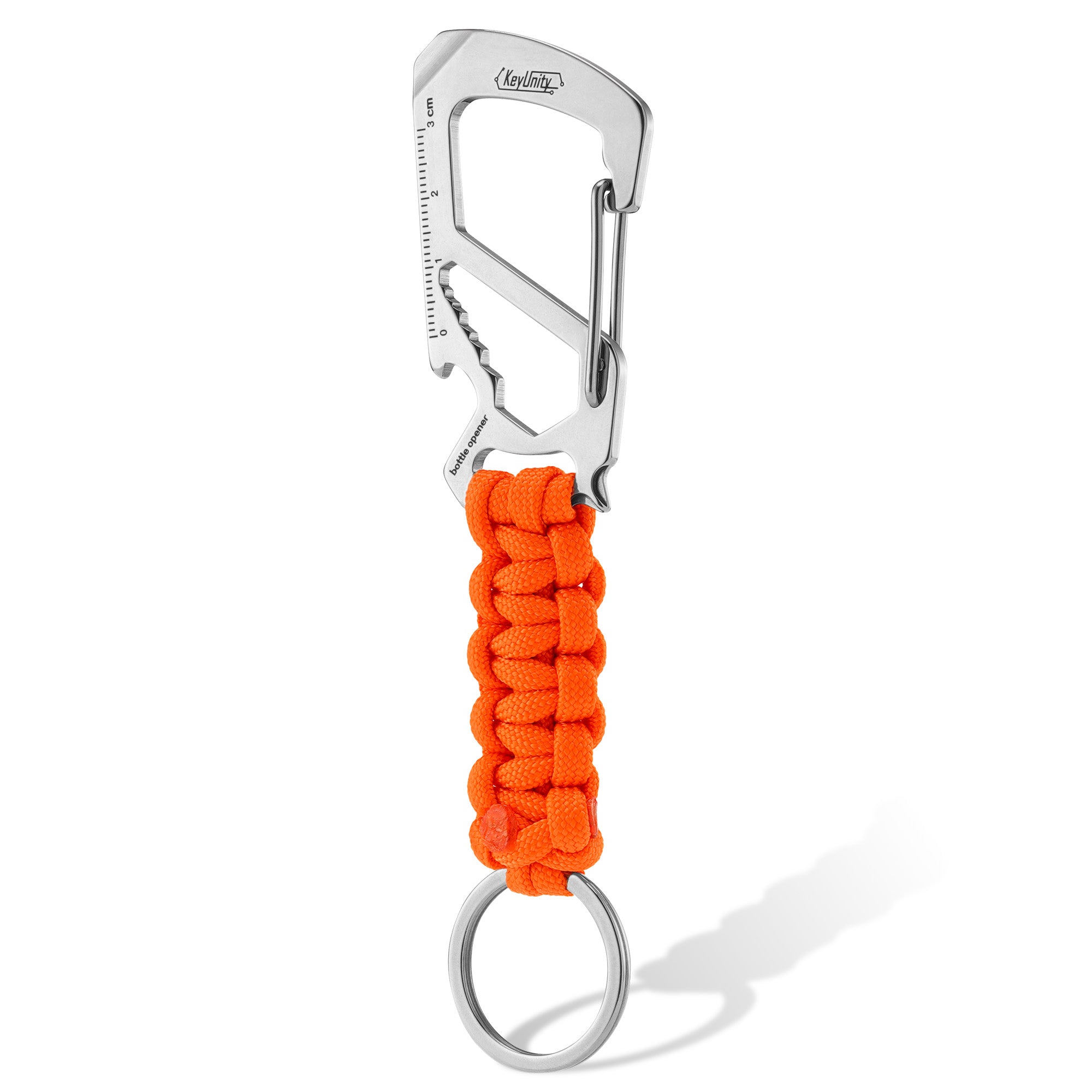 KC00 Handmade Woven Keychain Lanyard (Orange)