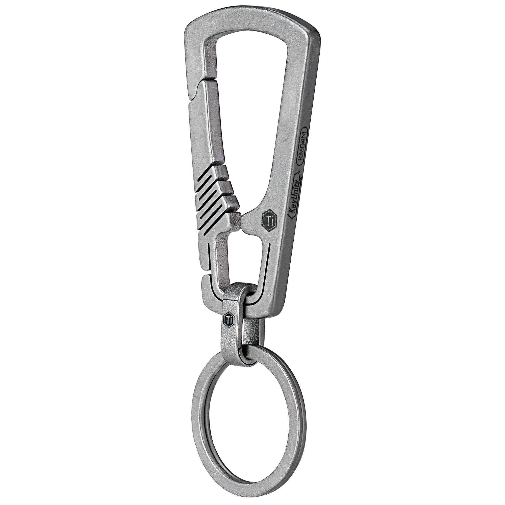 KM04M Titanium Carabiner Keychain Clip