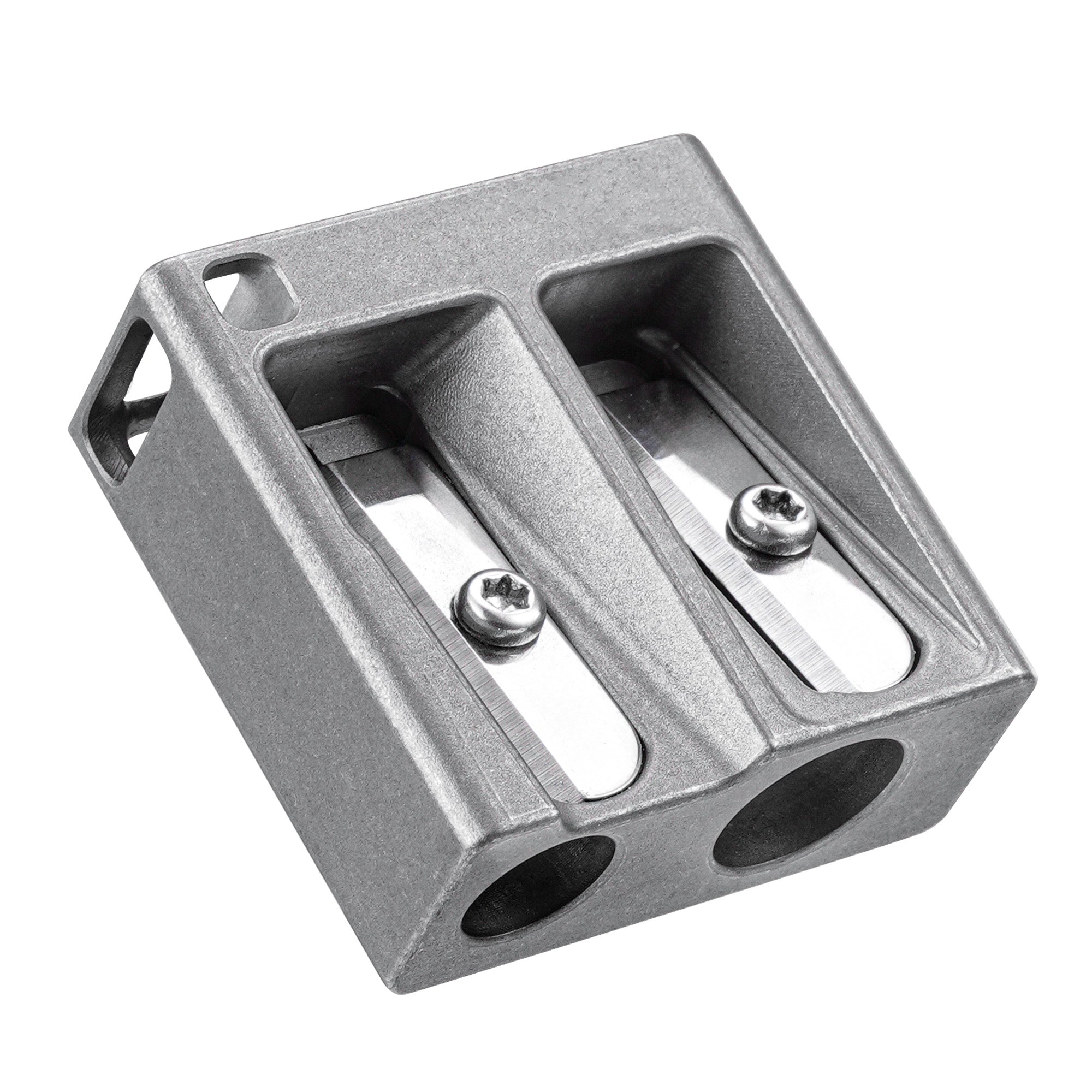 KT02 Titanium Double Hole Pencil Sharpener