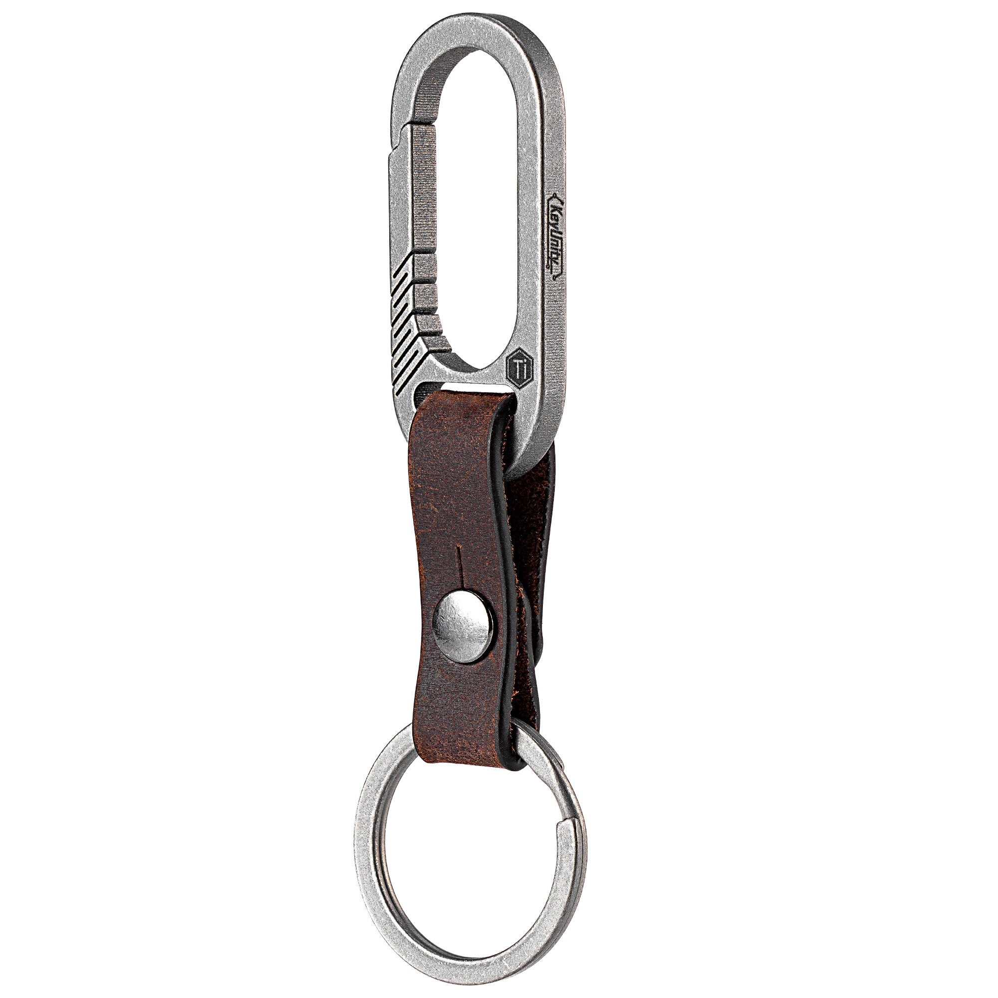 KM24SW Carabiner Leather Keychain Holder