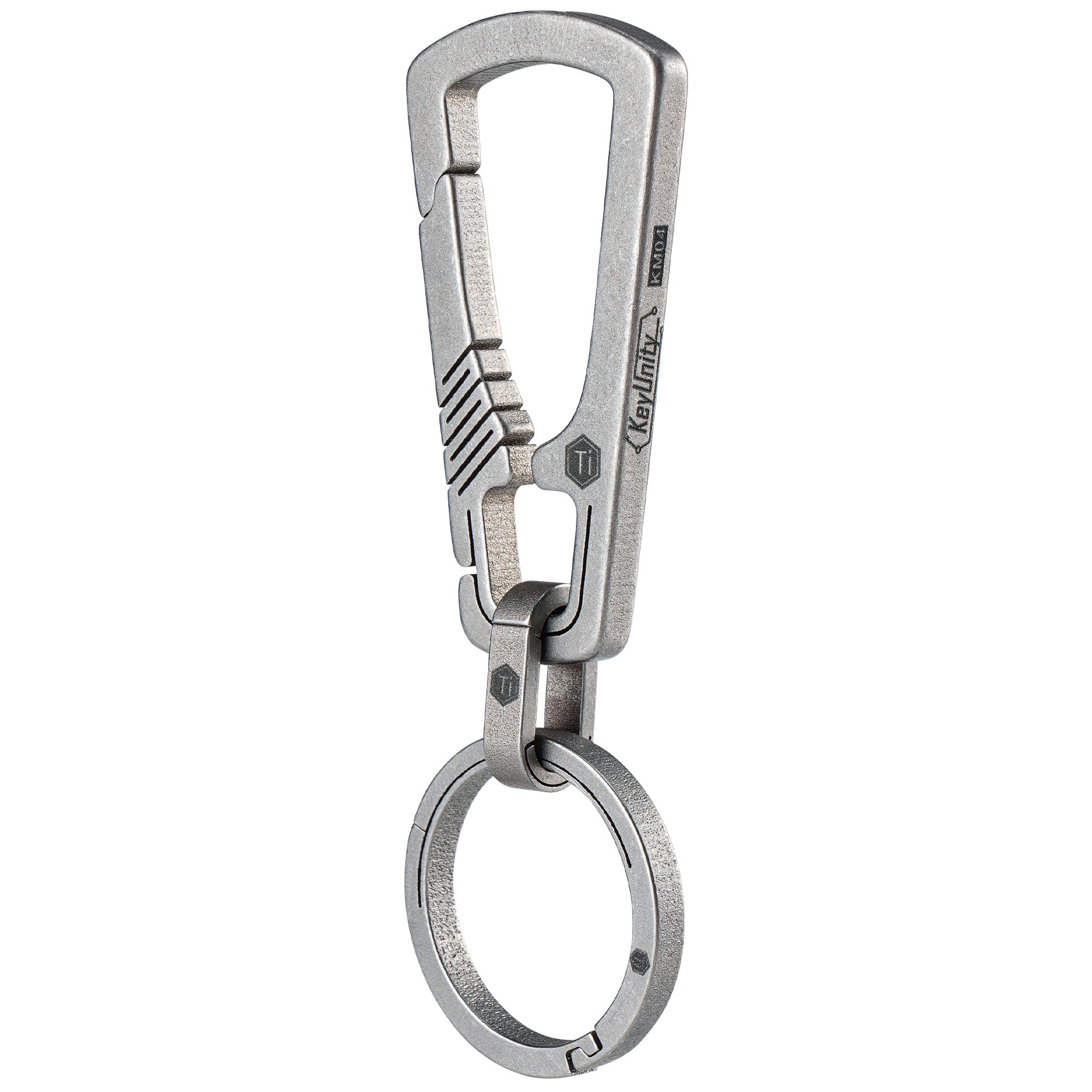 KM19SW Titanium Carabiner Keychain Clip