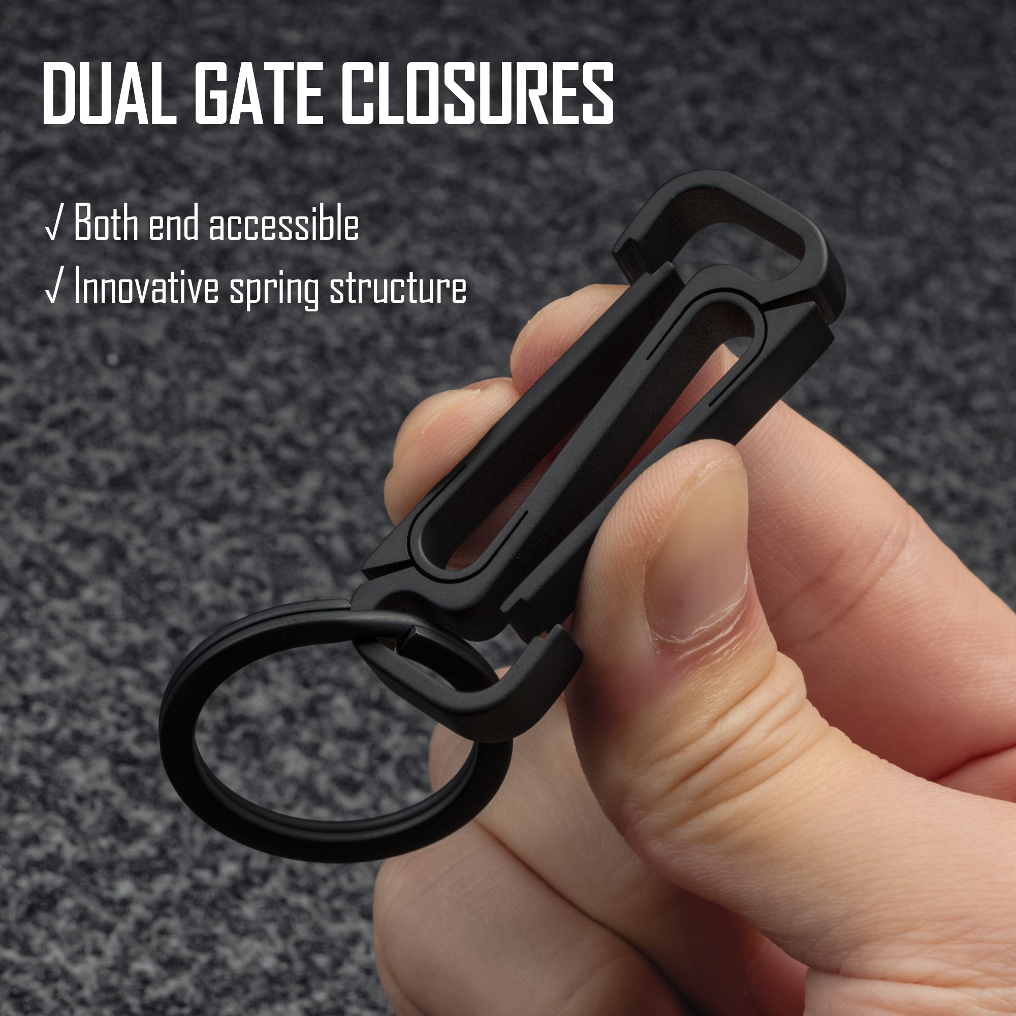 KM11 Titanium Alloy Keychain Clip