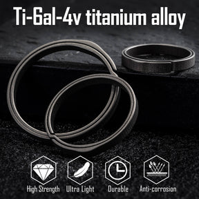 KA19 Titanium Alloy Key Ring Set