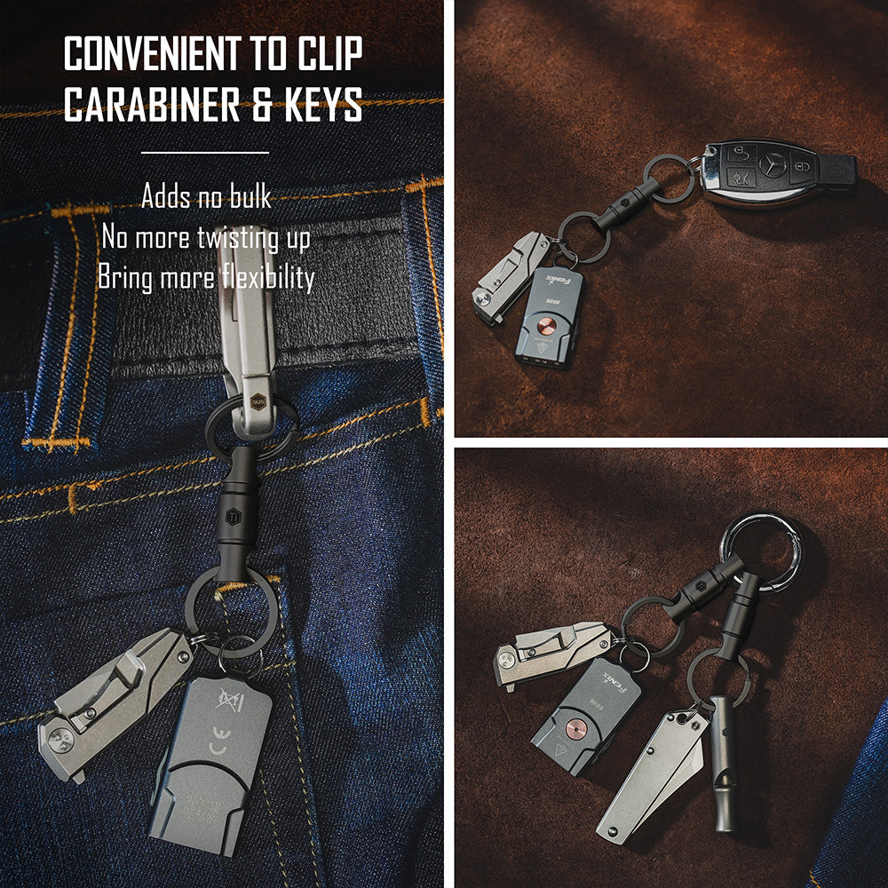 KA51 Detachable Key Ring Connector, 2pcs