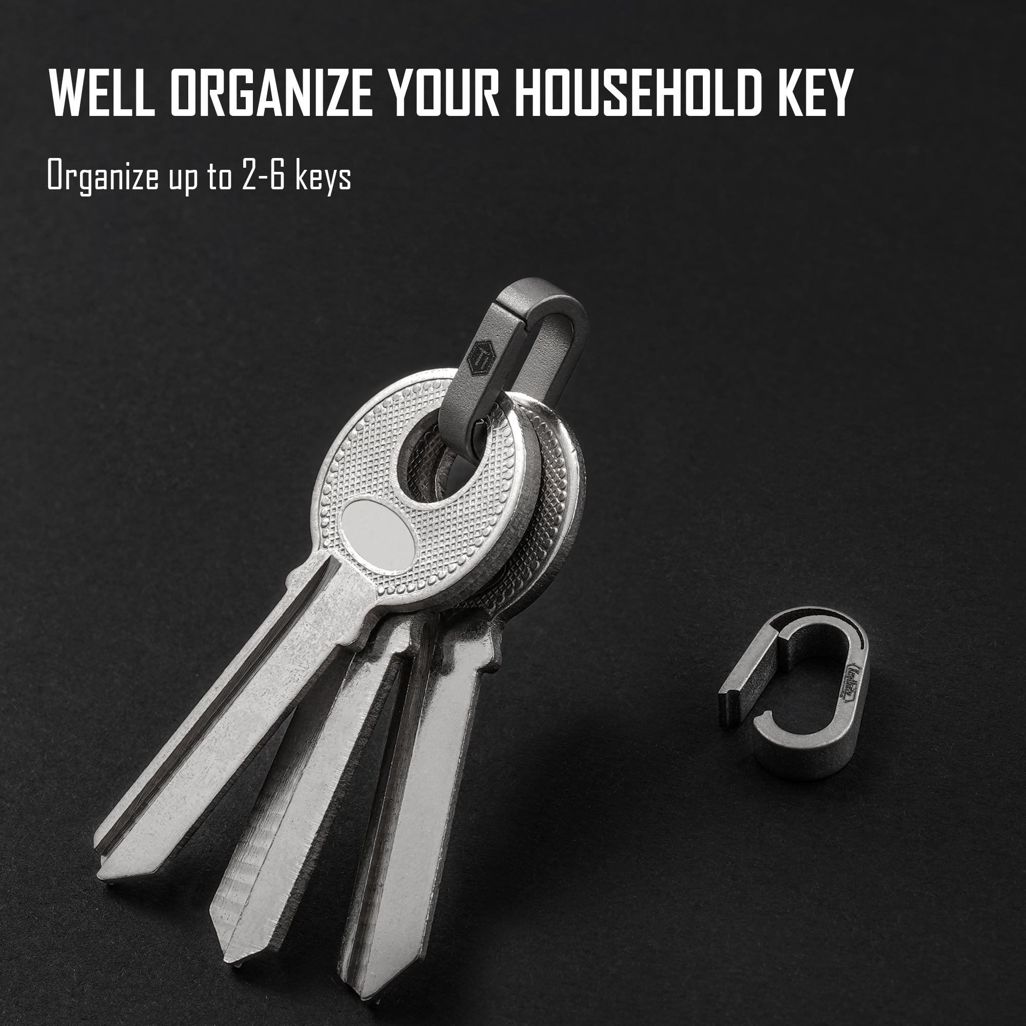 KA29 Titanium Key Ring