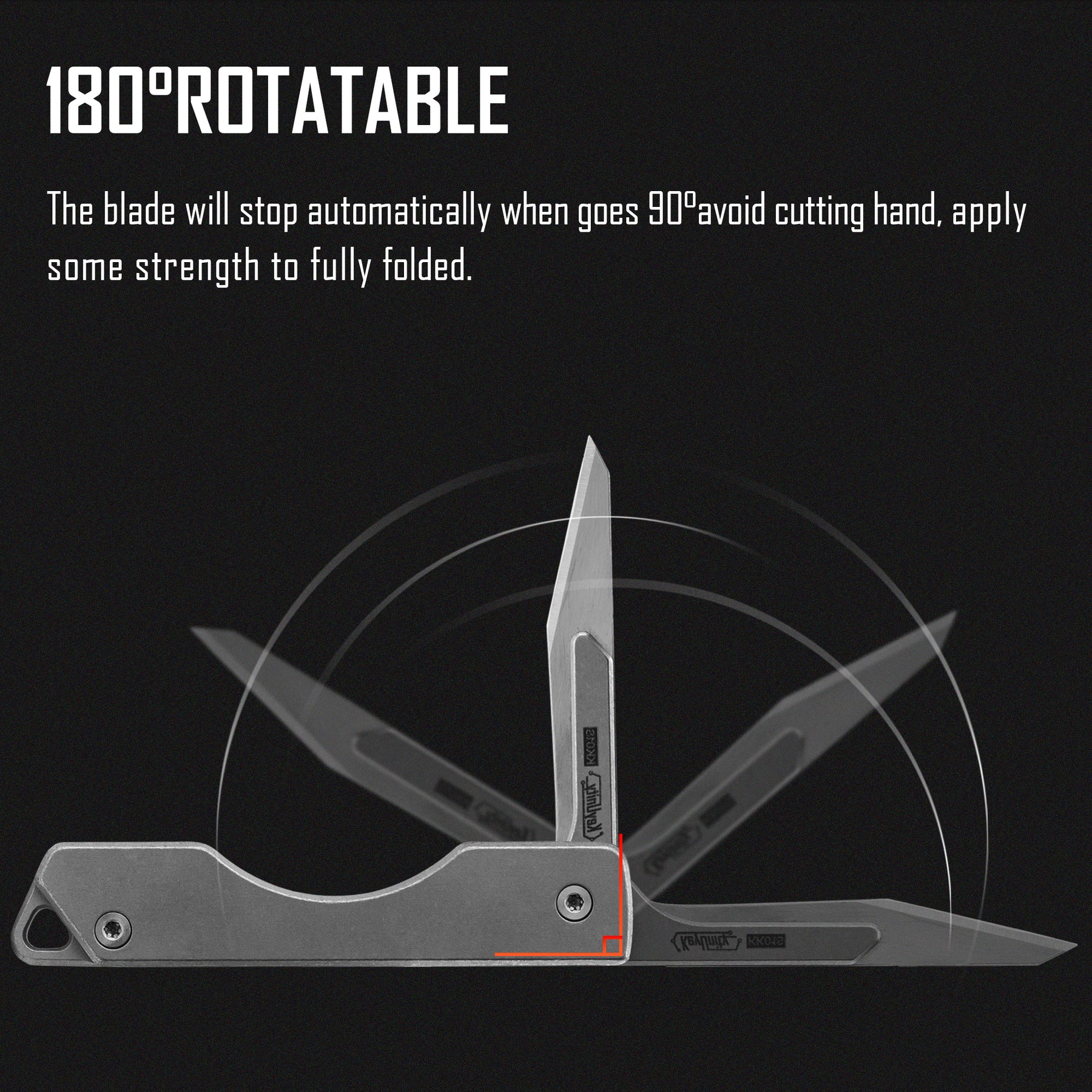 KK01S Titanium Alloy Mini Knife