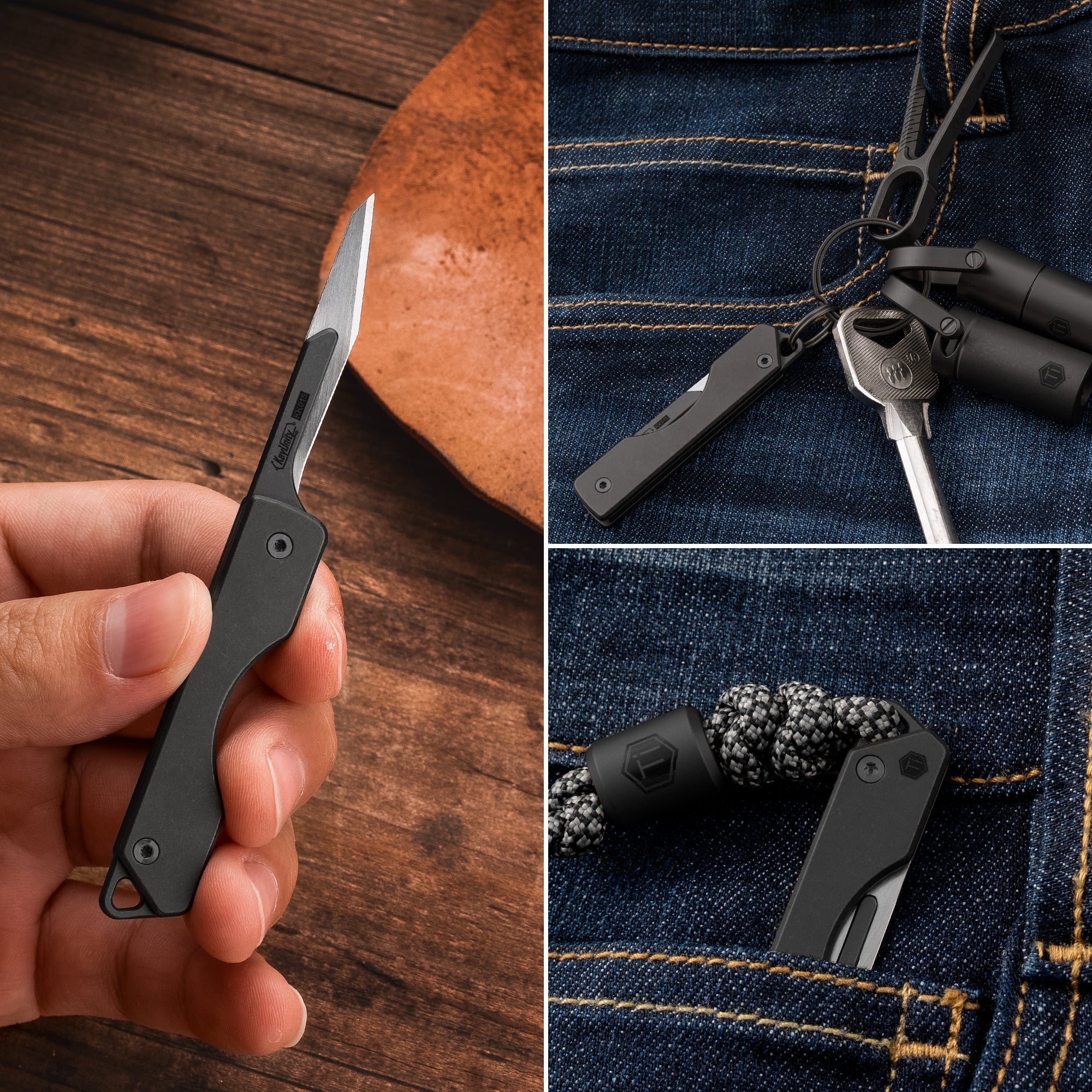 KK01S Titanium Alloy Mini Knife