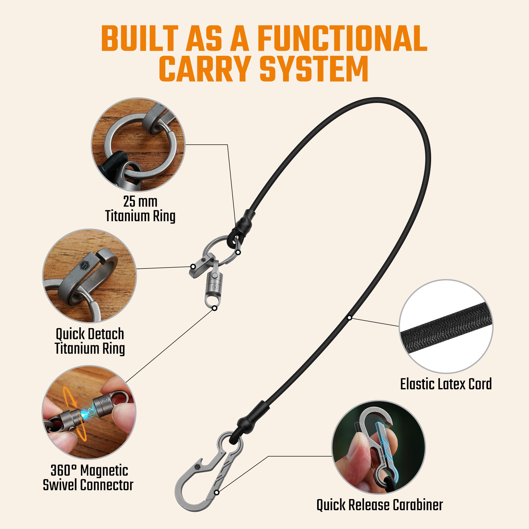 KC08 Magnetic Phone Tether