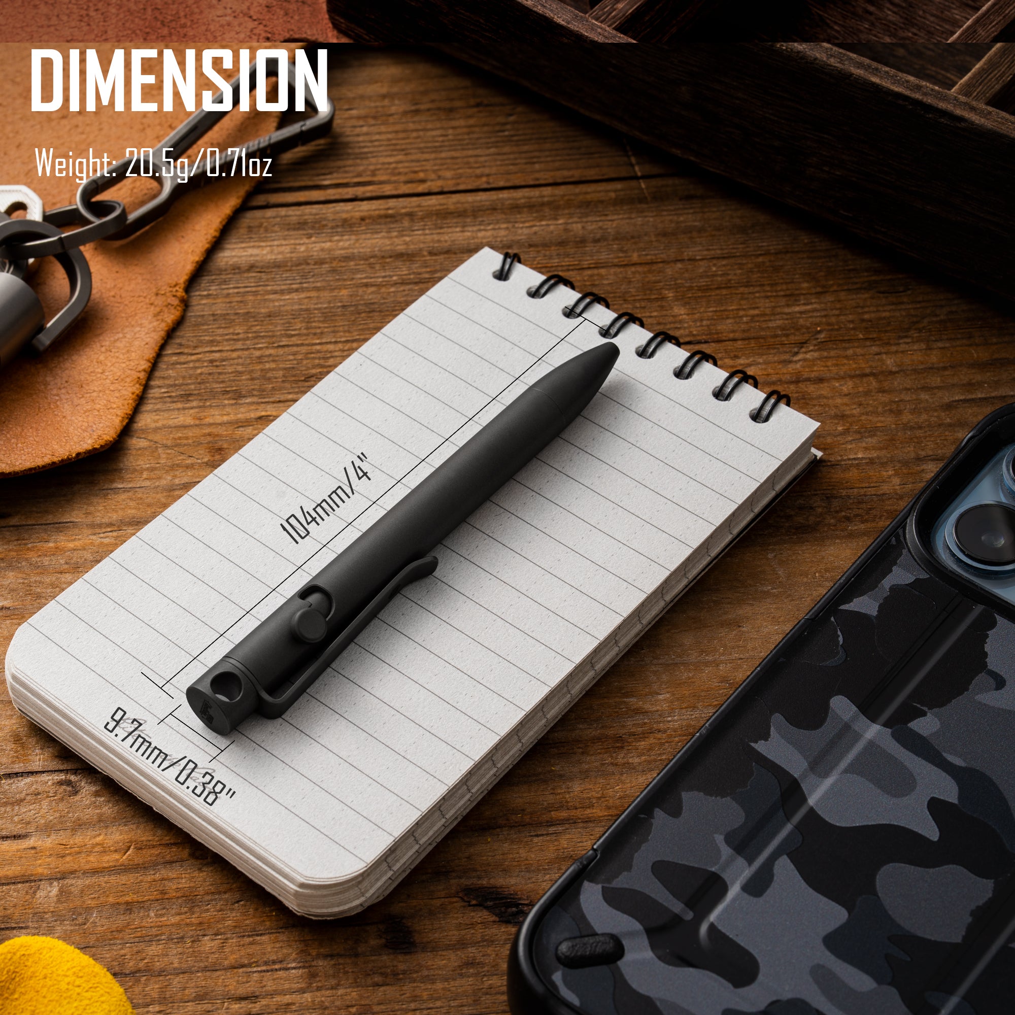 KP03 Titanium Alloy Bolt Action Pen