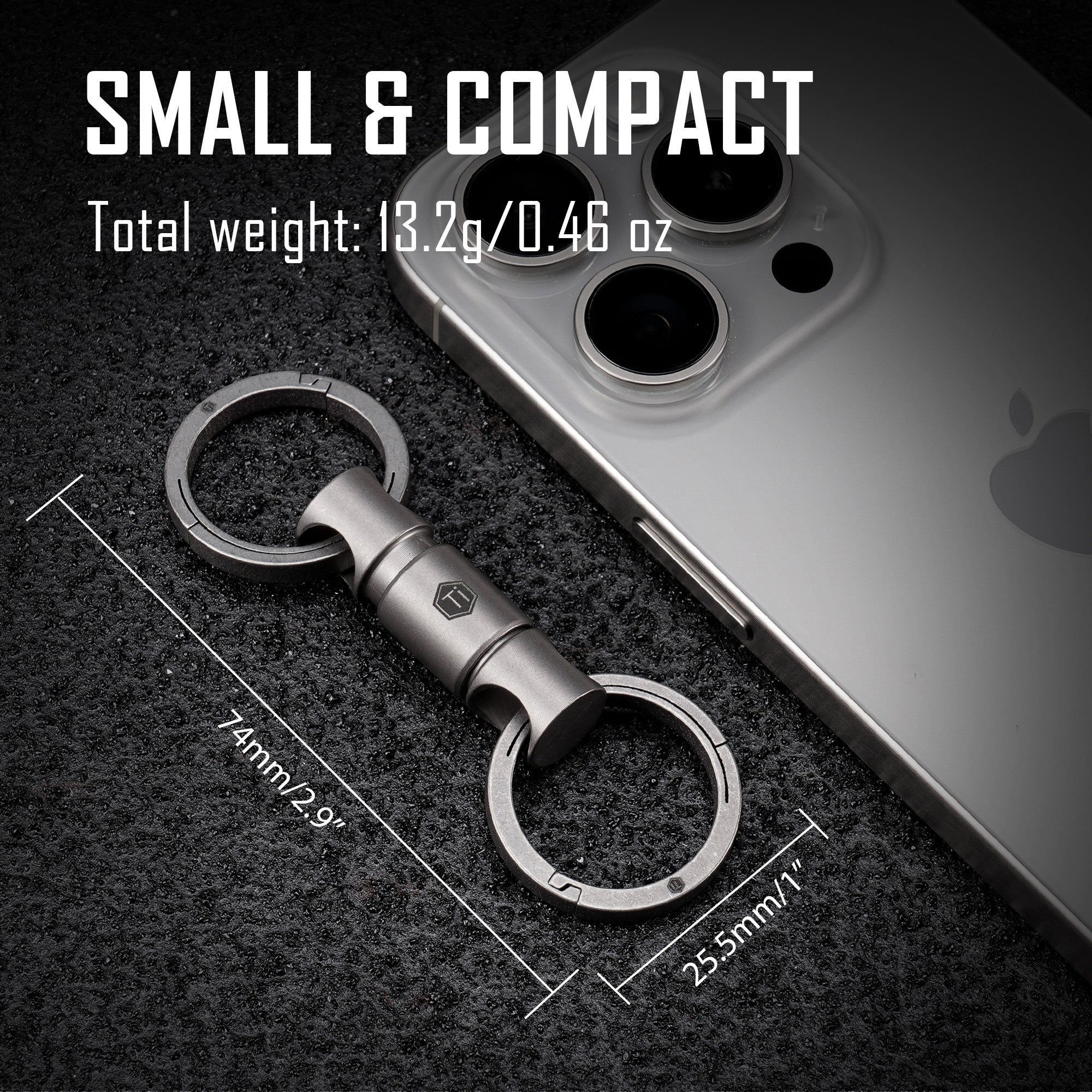 KA37SW Double-end Swivel Keychain Key Ring Connector