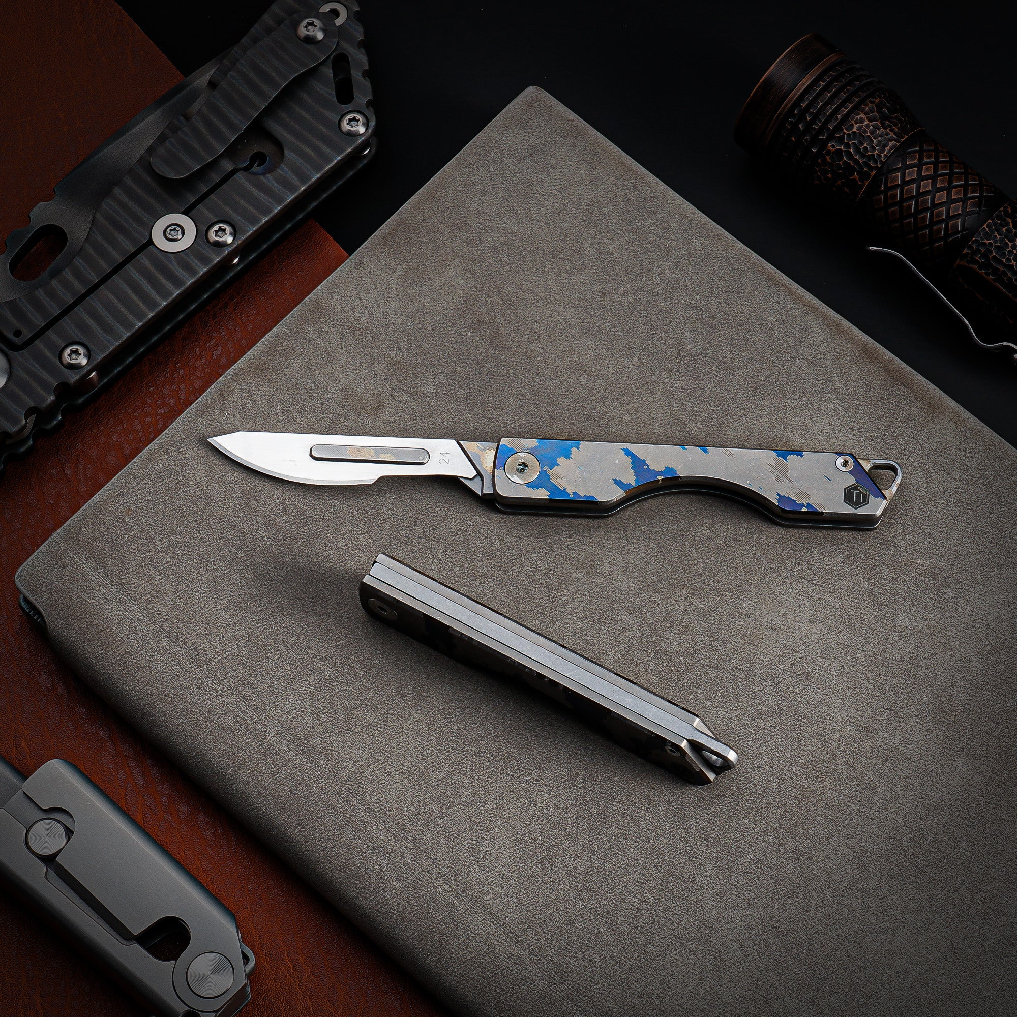 KeyUnity KK01LD TITANIUM ALLOY MINI KNIFE