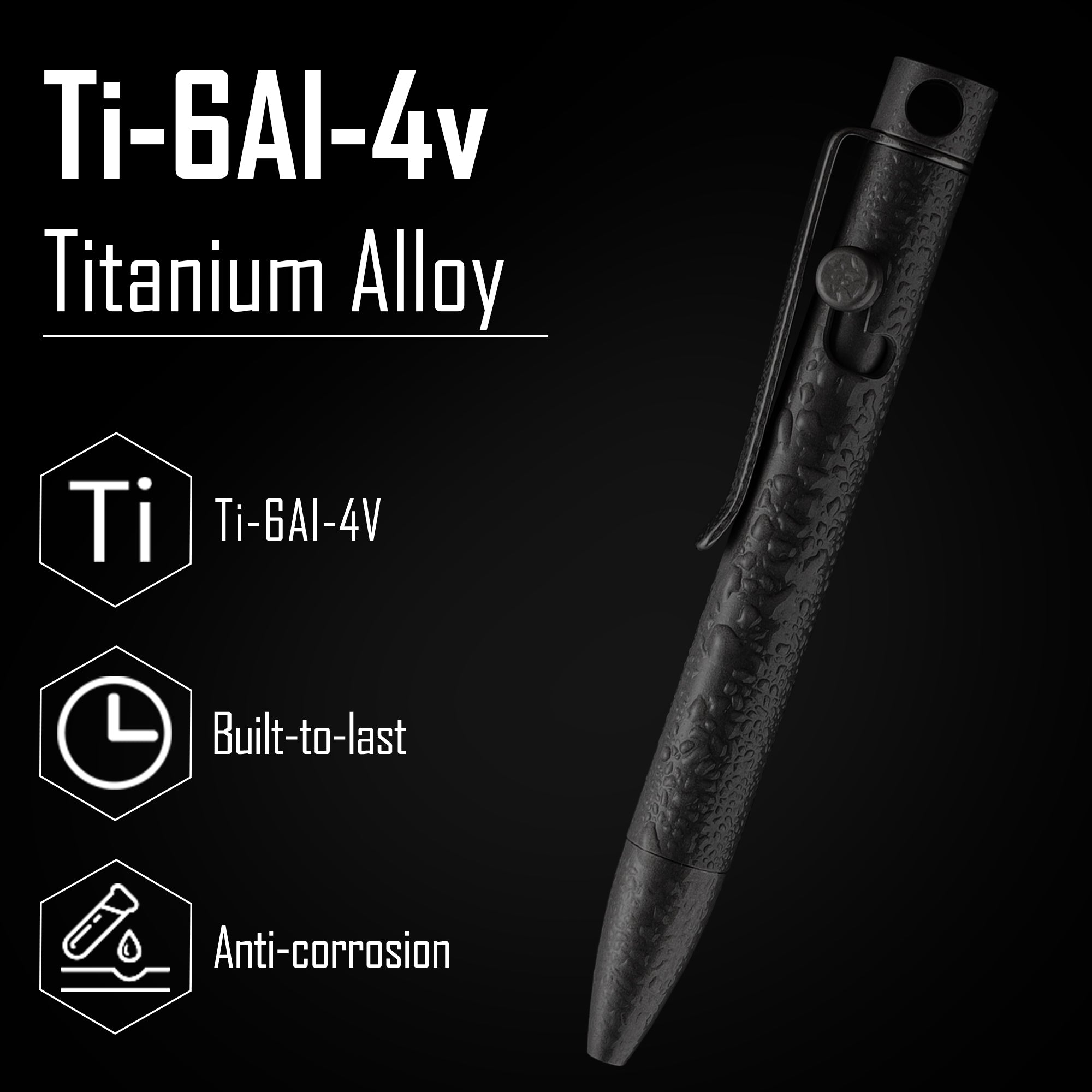 KP05 Titanium Alloy Bolt Action Pen