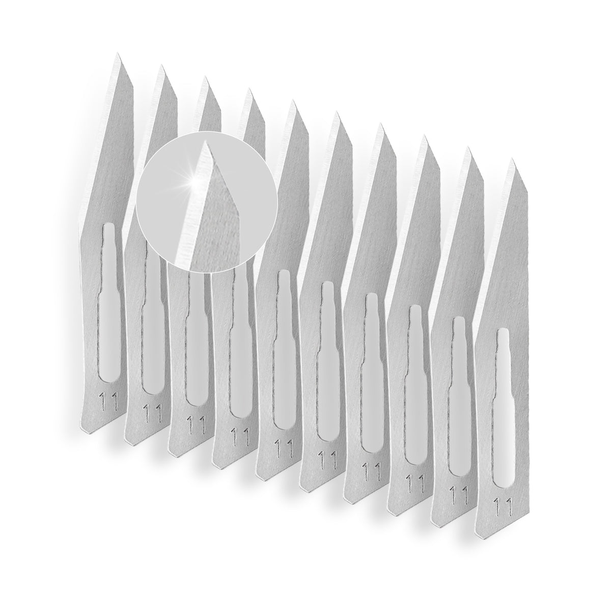 KA39 10pcs #11 Knife Blades Replacement Utility Knife Blade