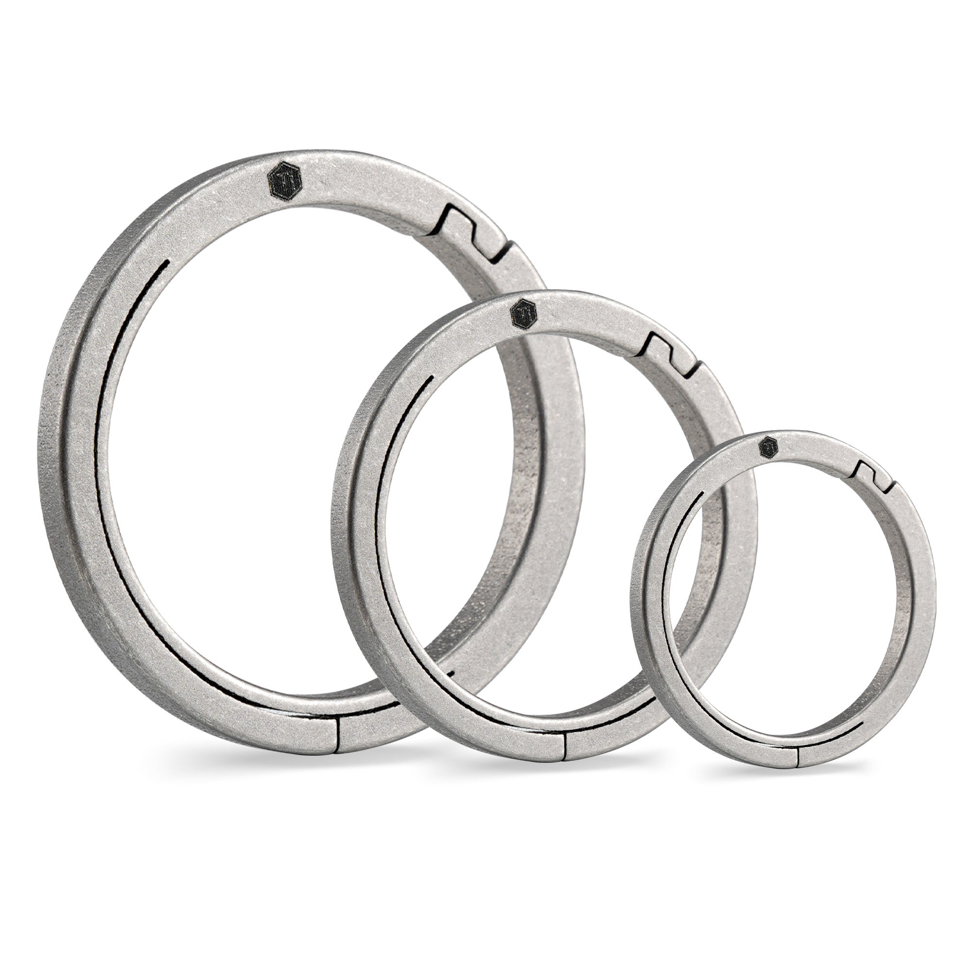 KeyUnity Titanium Side Pushing Key Ring
