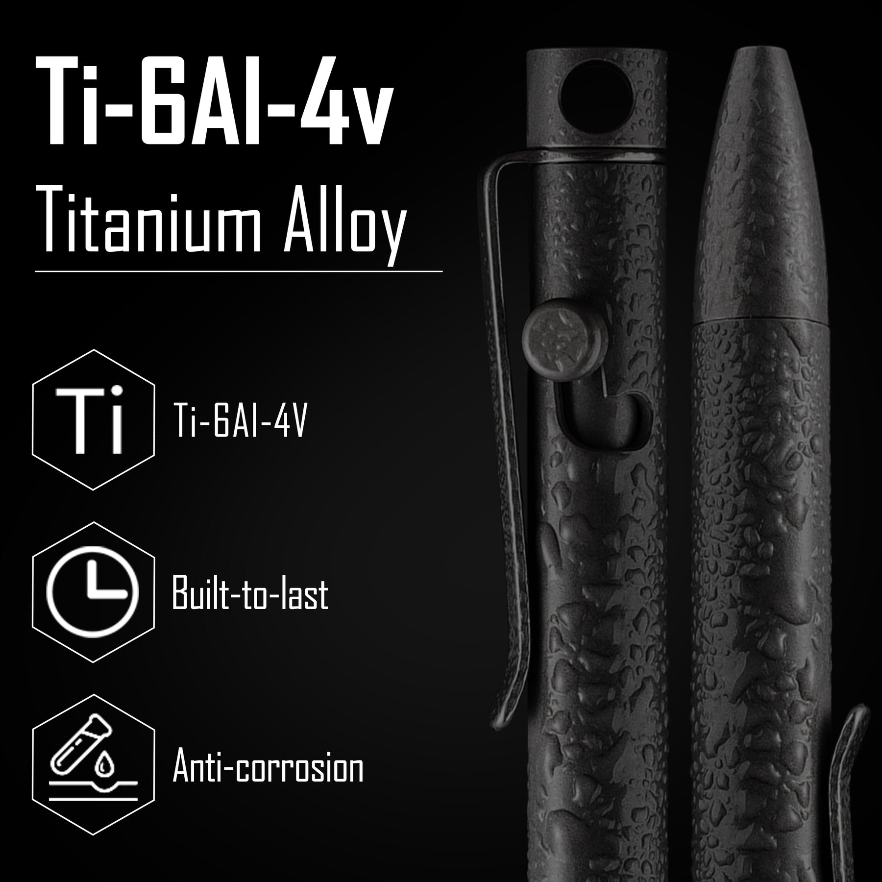 KP03 Titanium Alloy Bolt Action Pen