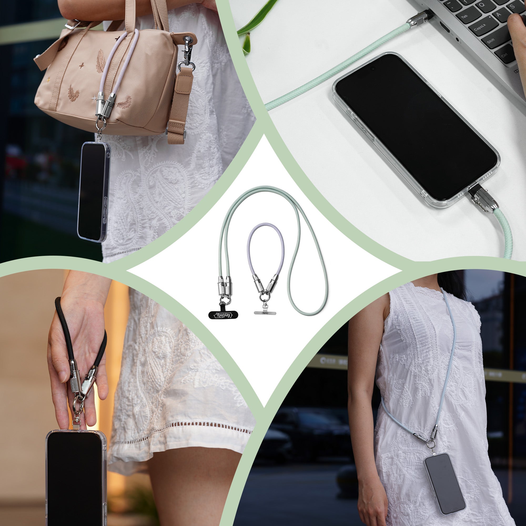 KH02/KH03 Phone Lanyard with USB C Charging
