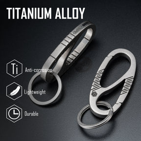 Key Carabiner Clip,titanium Carabiner Clip,mini Aluminum Keychain