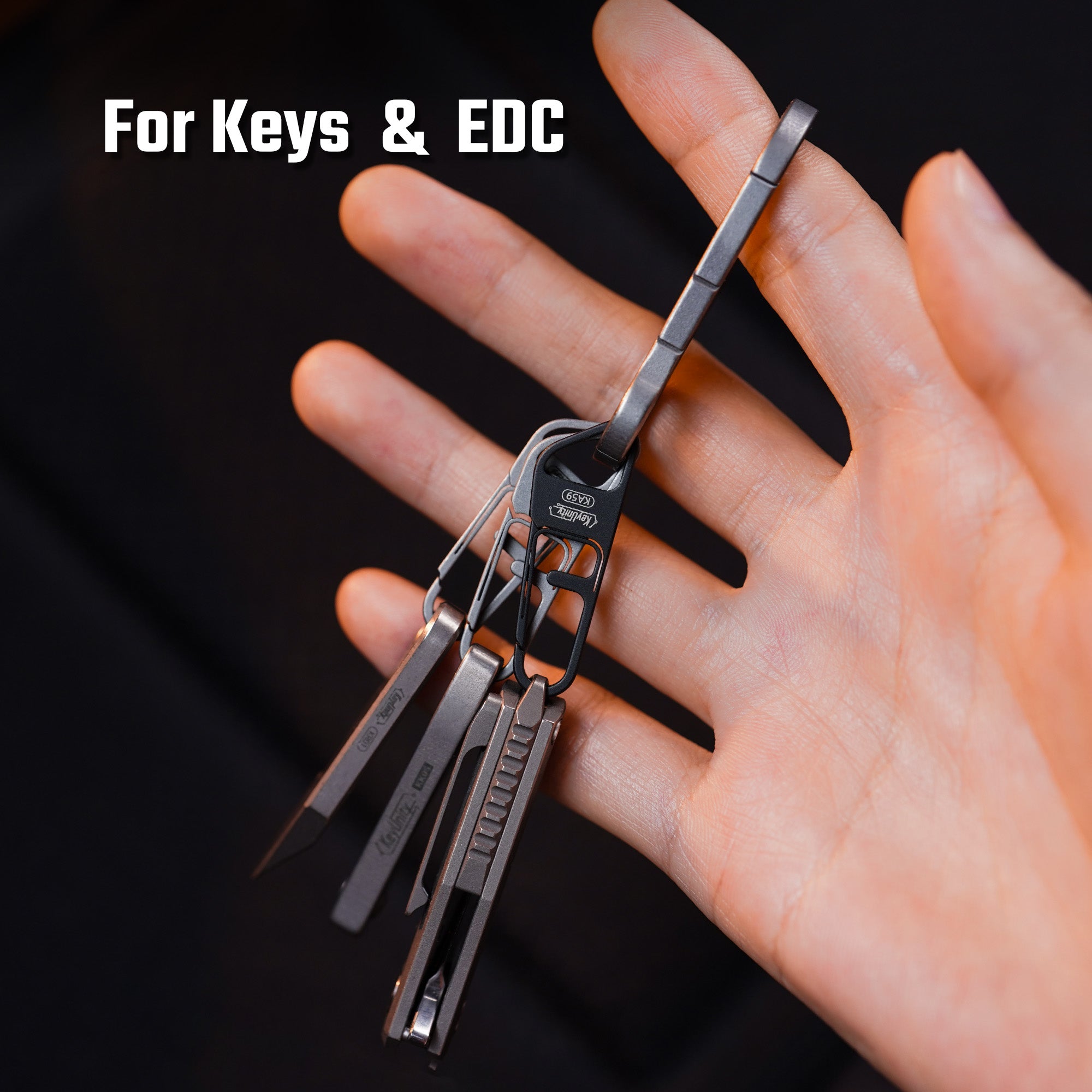 アクセサリー KILa KeyUnity KA59 Titanium Zipper Pulls