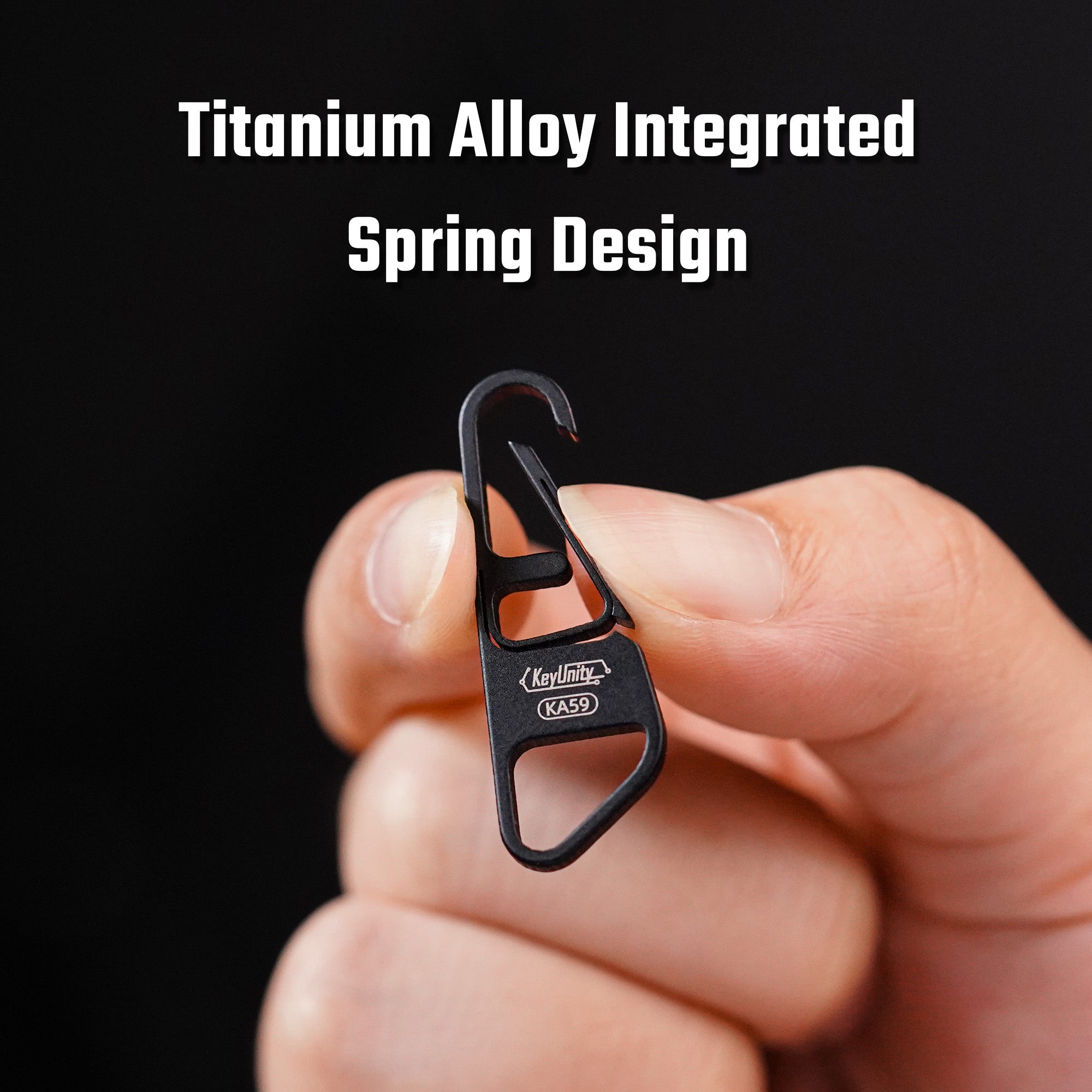 KeyUnity KA59 Titanium Zipper Pulls