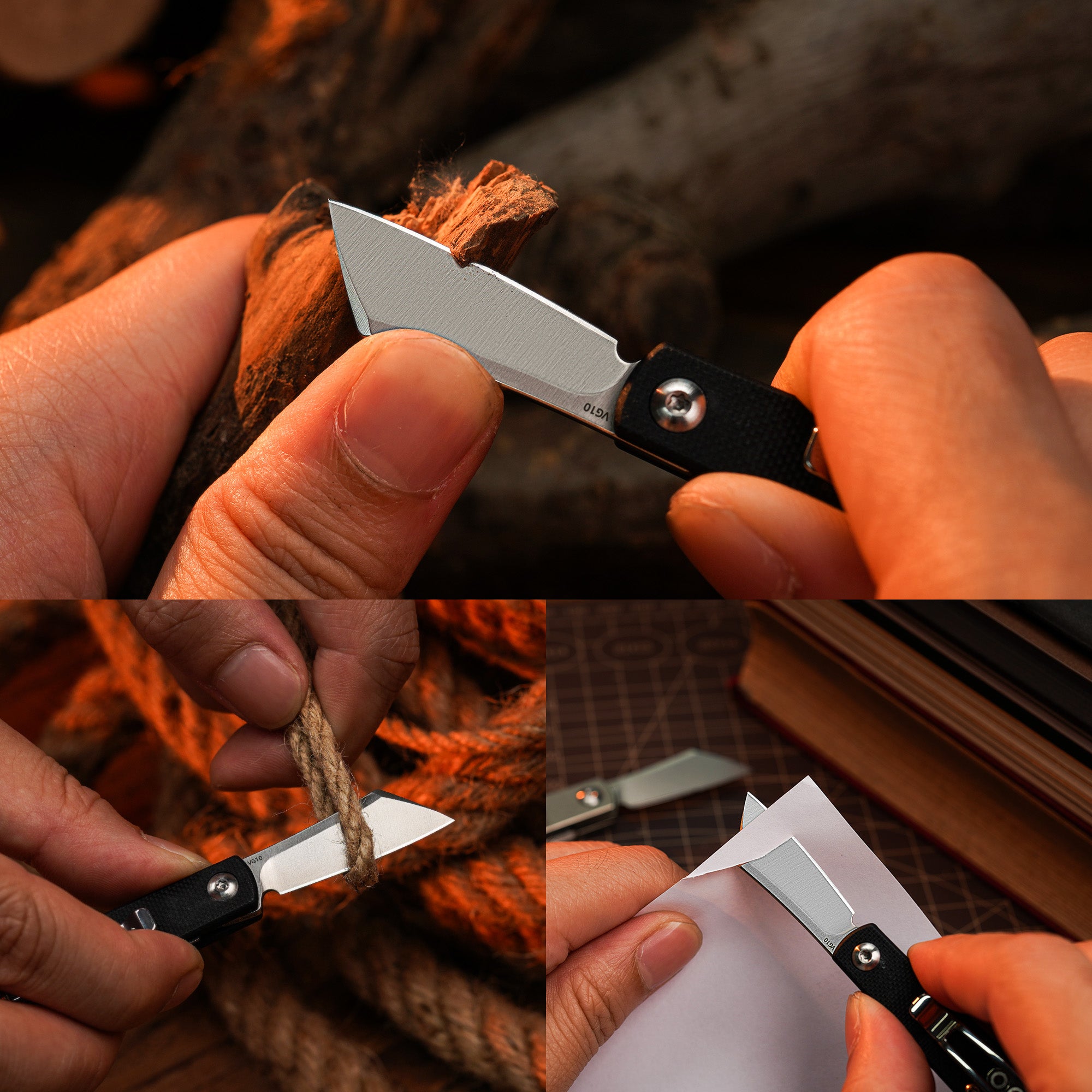 KK10XS Mini Flipper Folding Knife for Everyday Carry