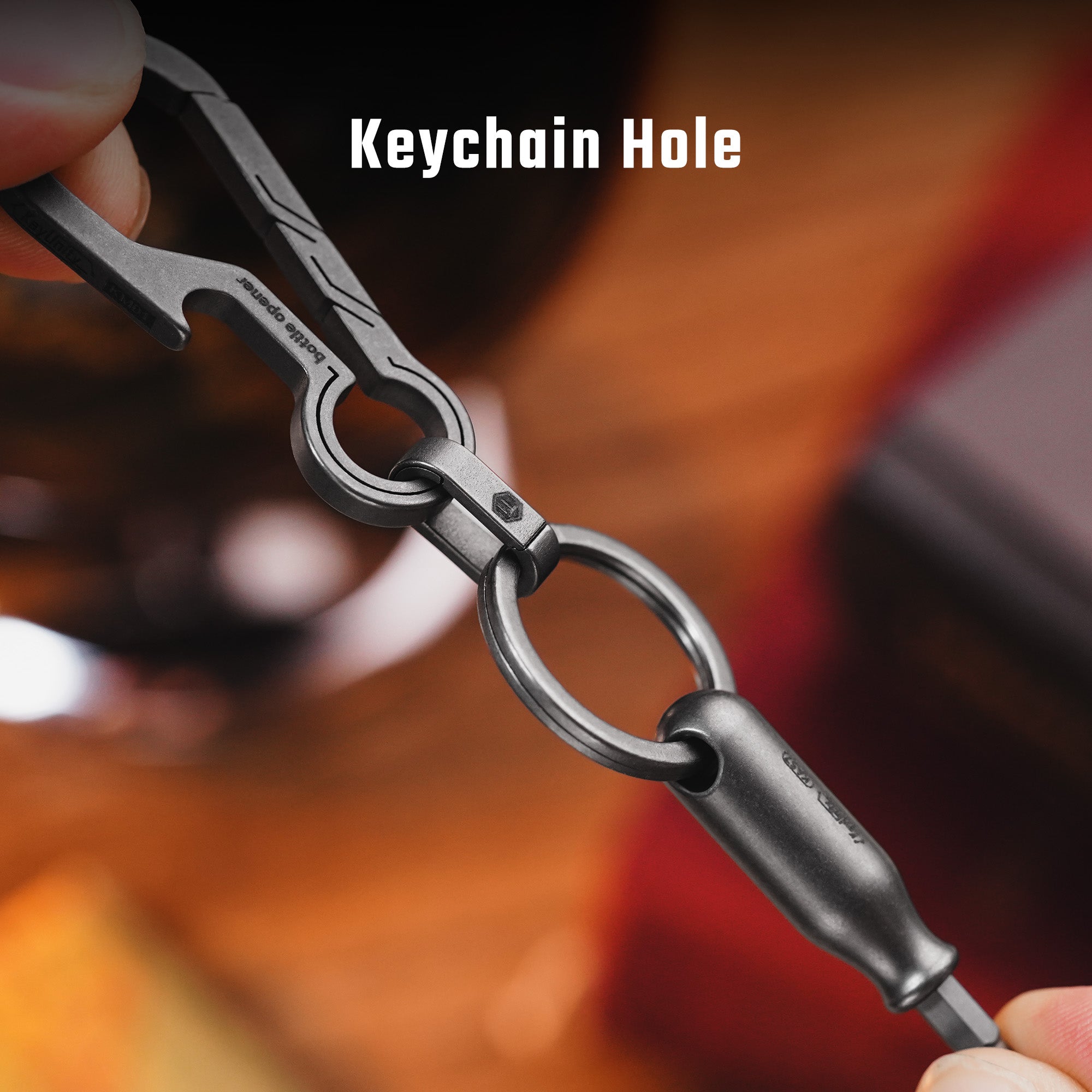 キーチャン KeyUnity KA57 Titanium Mini Screwdriver