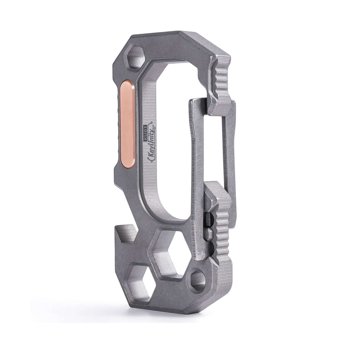 KU01 Titanium Alloy Carabiner Clip with Wrench